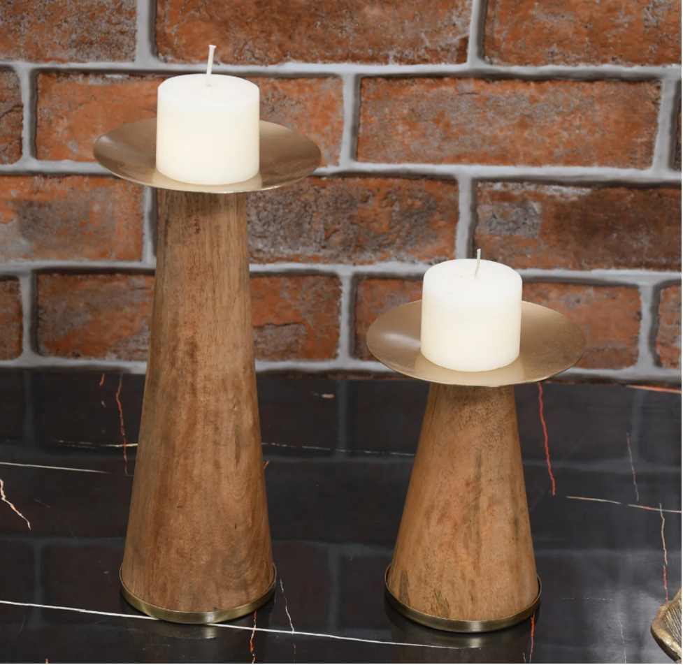The Timeless Charm of Wooden Candle Holders