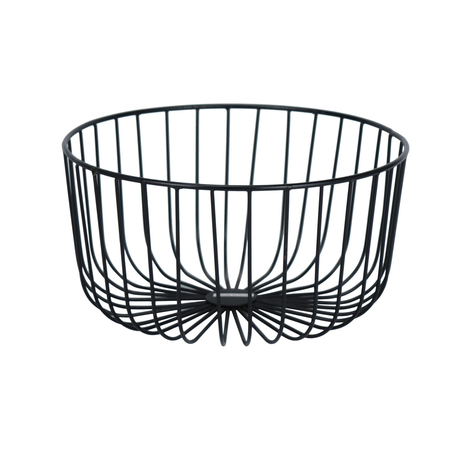 Minimalist Metal Wire Black Fruit Basket/Bowl