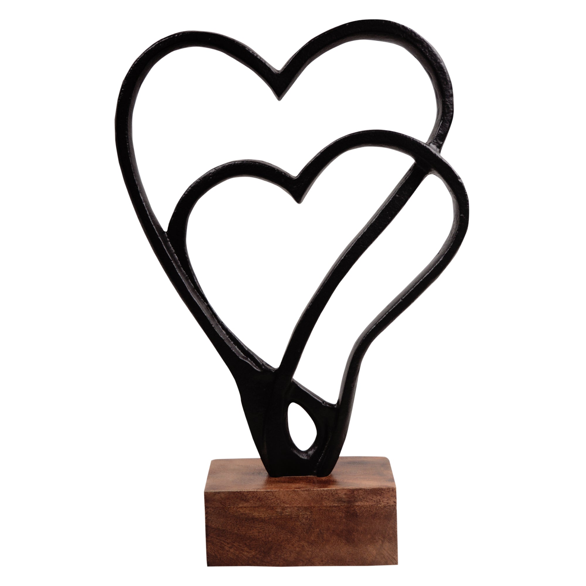 Heartfelt Black Sculpture
