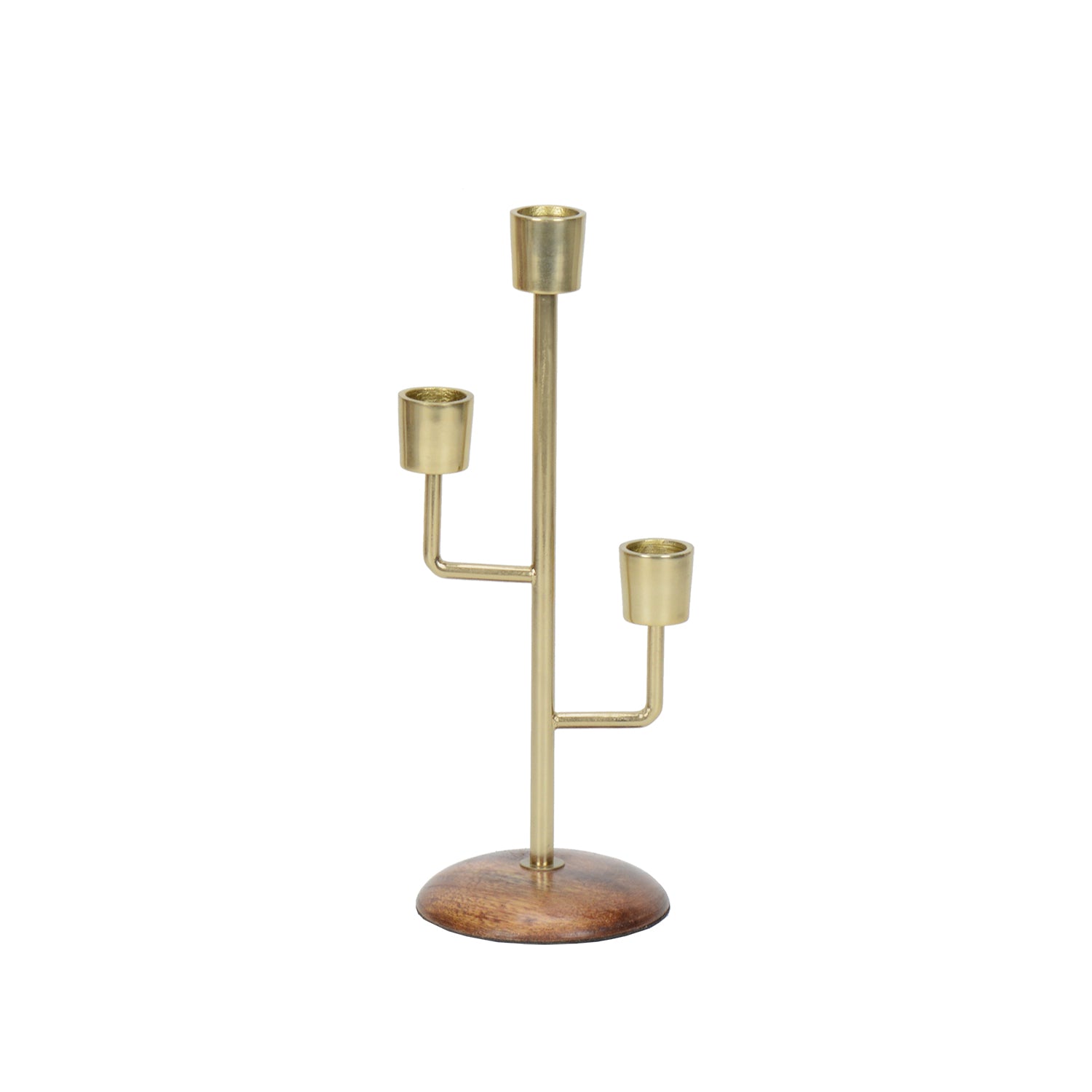 Mystique Gold Triple Candle Holder