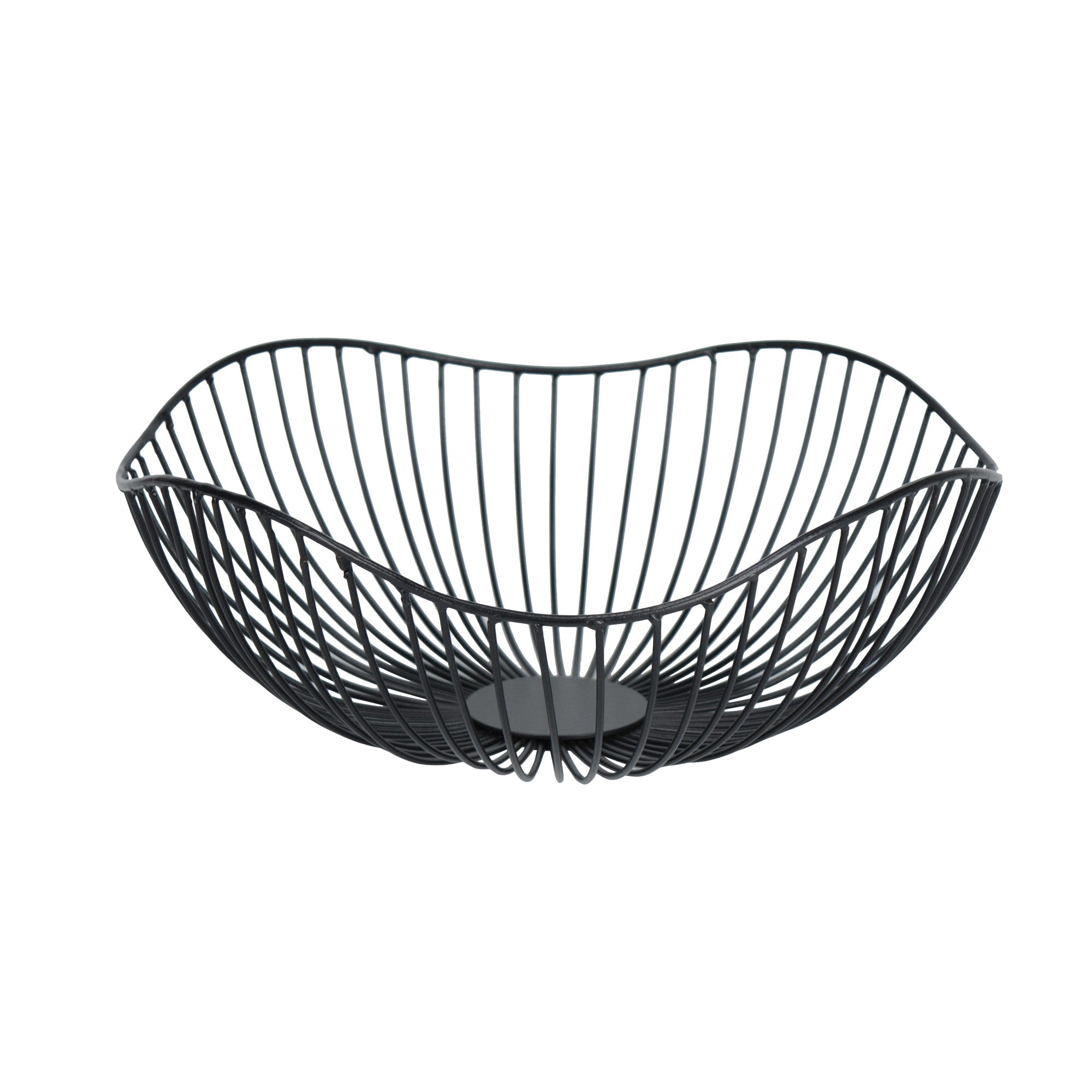 Contemporary Metal Black Fruit basket/Bowl