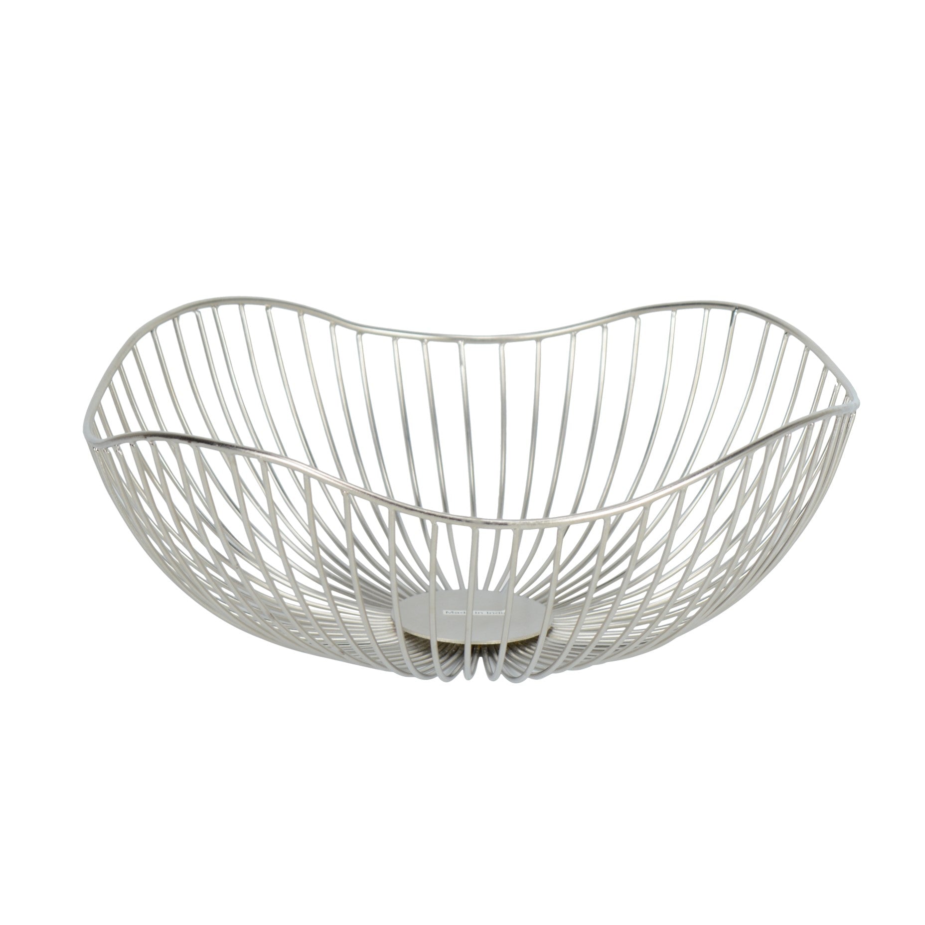 Contemporary Metal Silver Fruit basket/Bowl