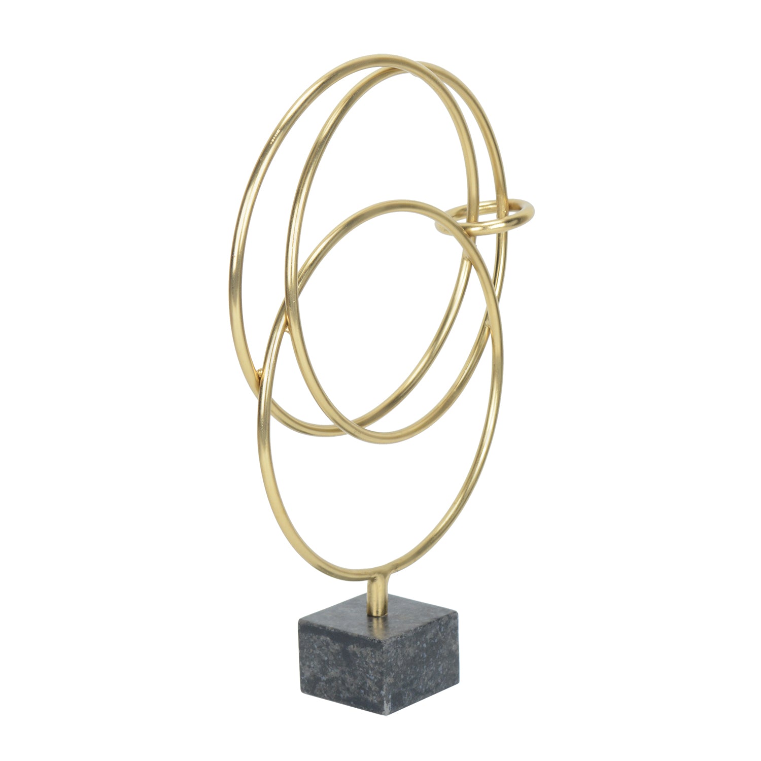 Metal Link Gold Sculpture