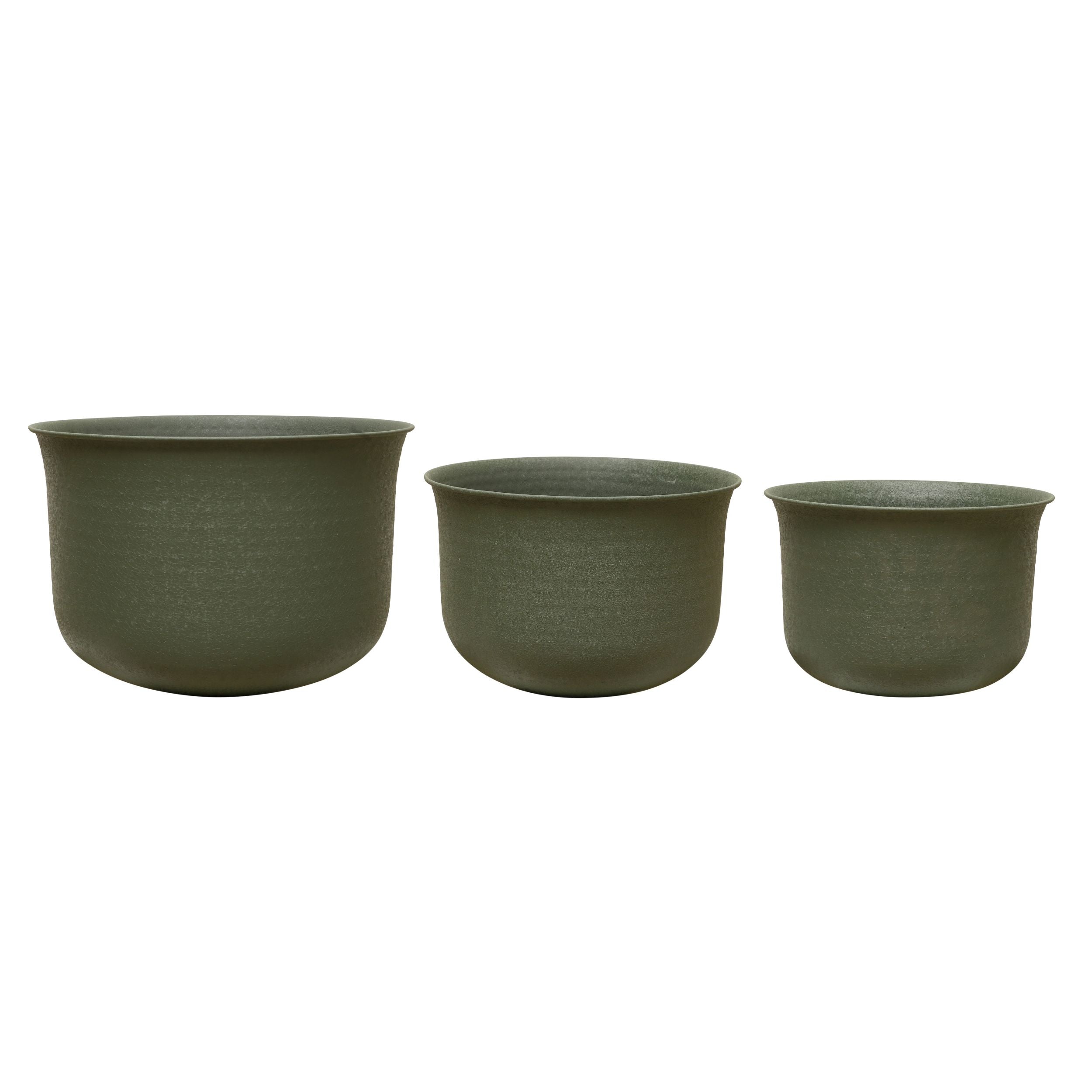 GrowNova Green Garden Planter/Pot Set Of 3 - Indoor & Outdoor