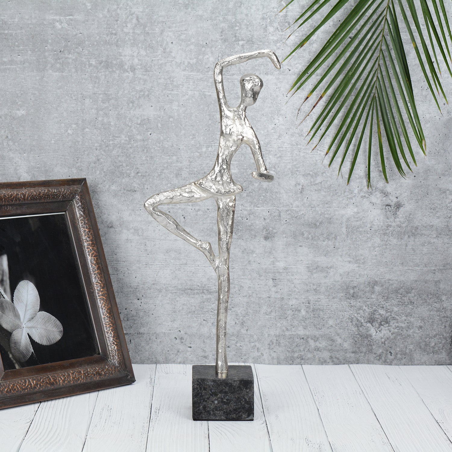 Balletic Silver Lady Sculpture