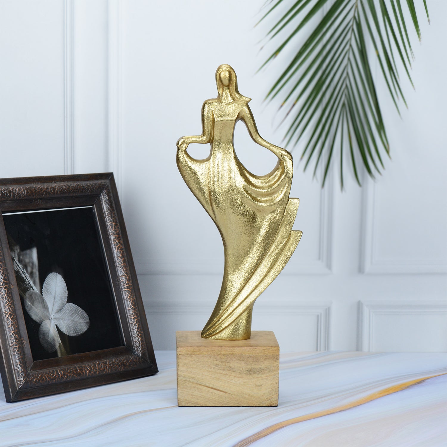 Whimsy Gold Lady Figurine