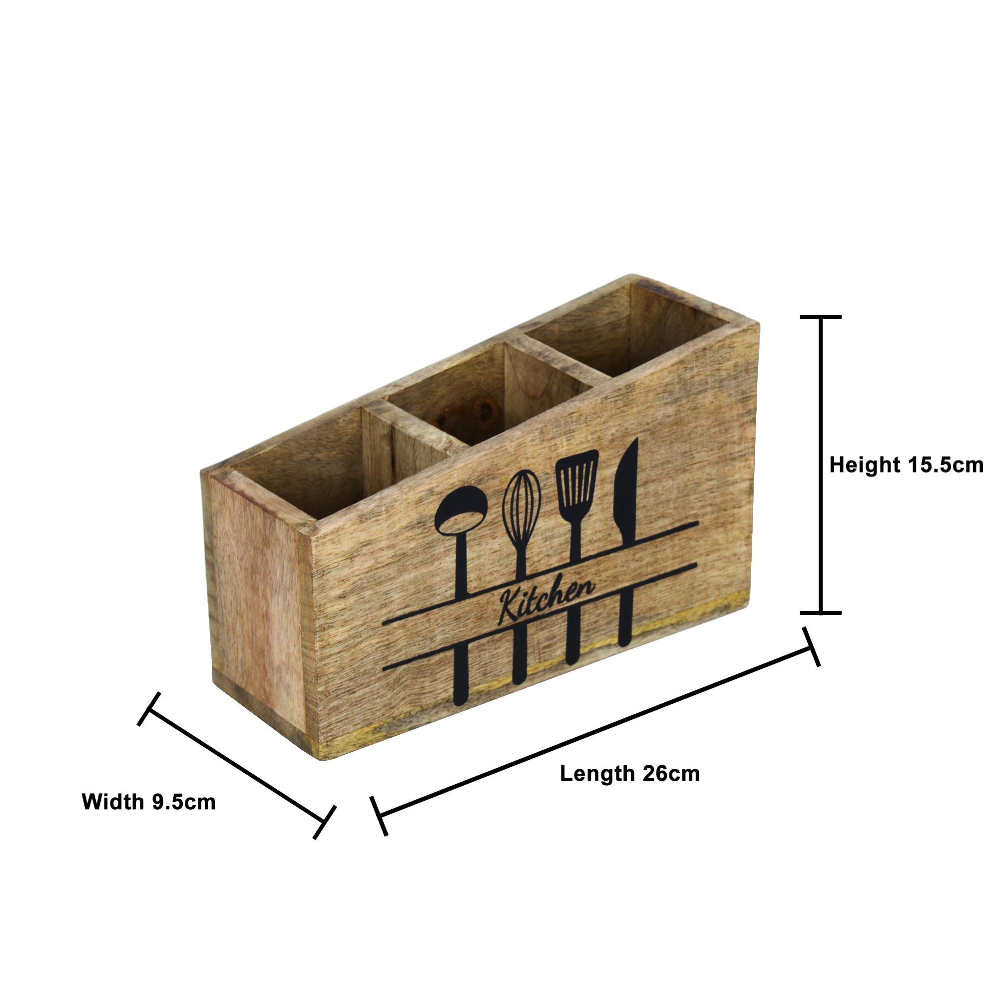 ForkCraft Wooden Cutlery Holder