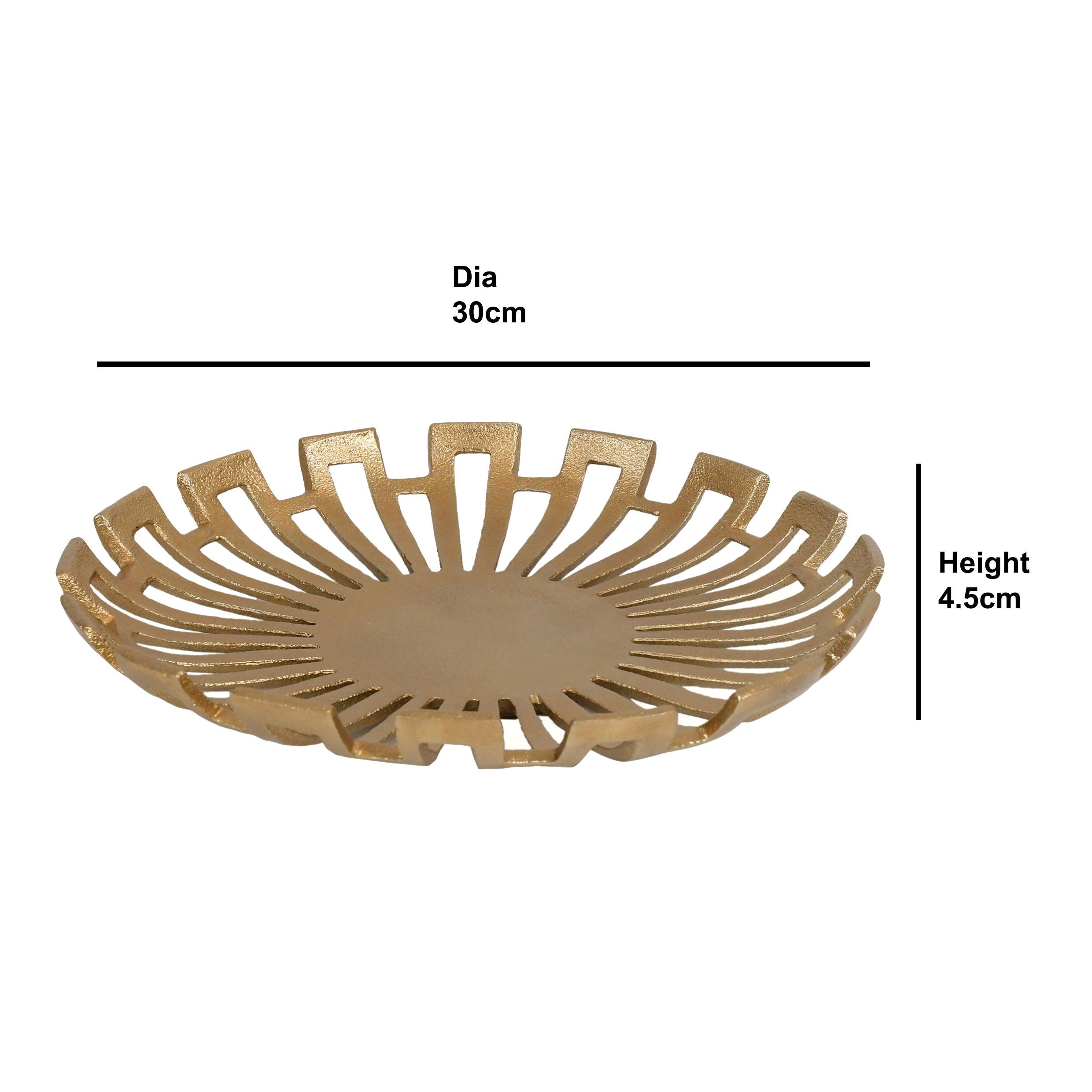 Circlet Round Tray Gold