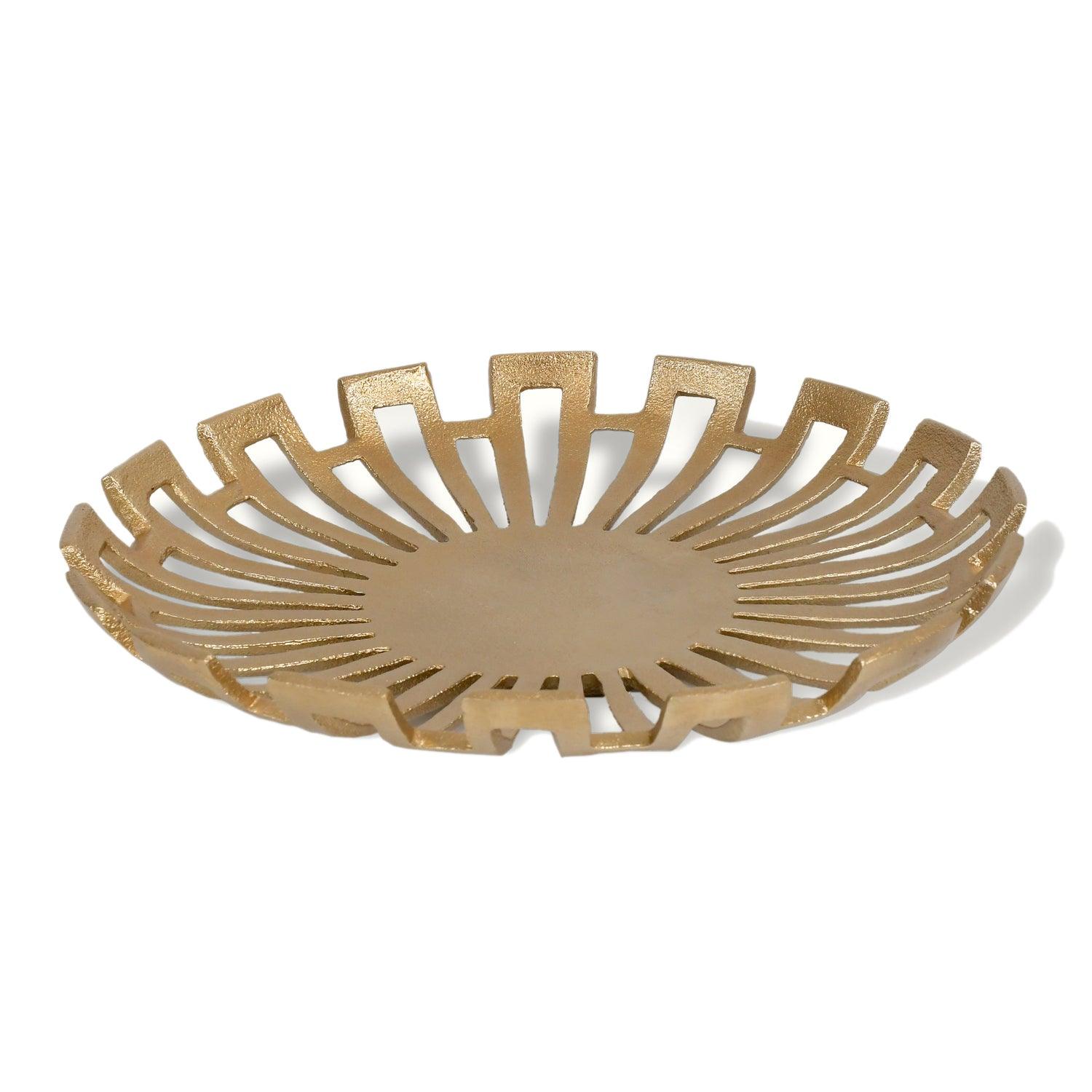 Circlet Round Tray Gold