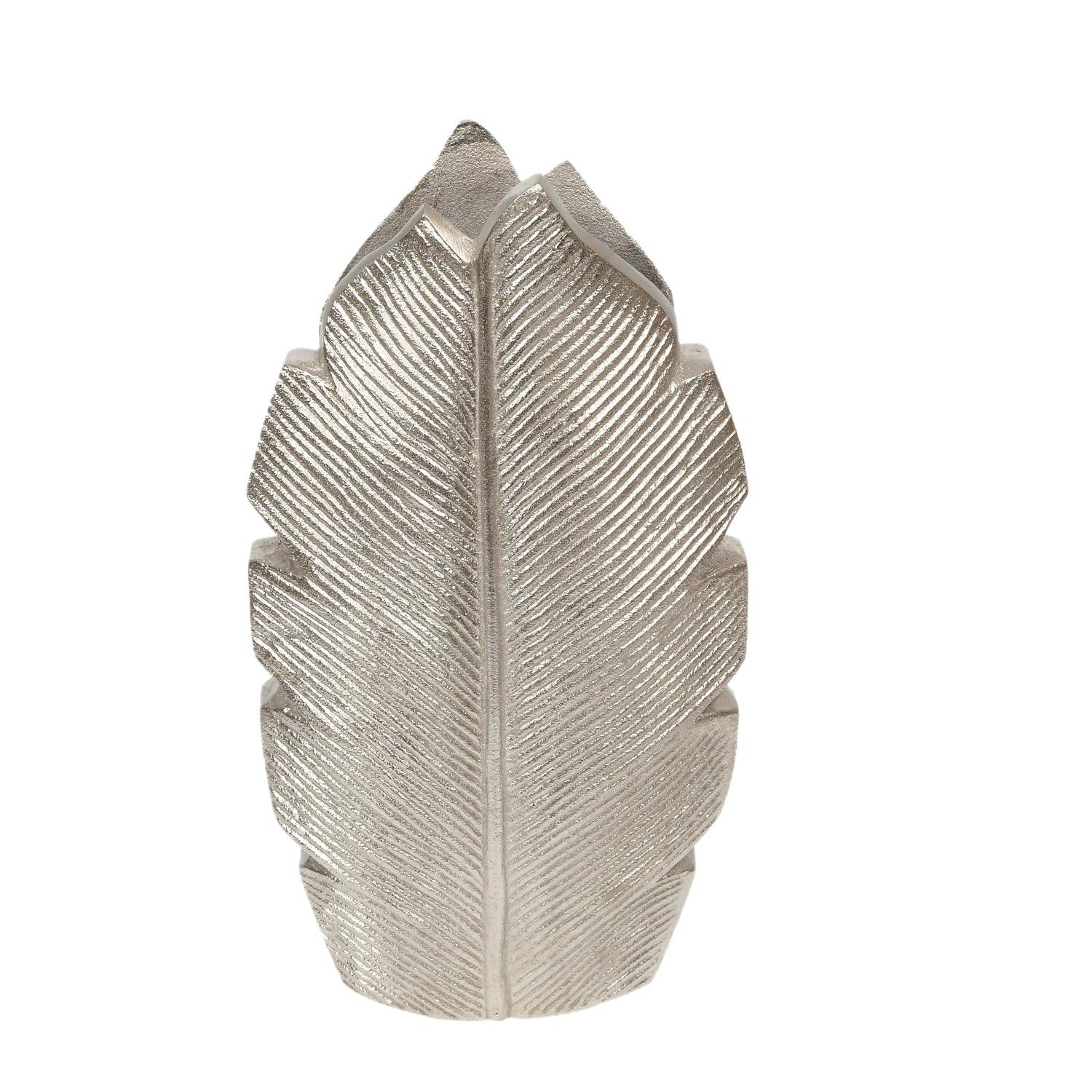 Tropic Silver Leaf Flower Vase - Large