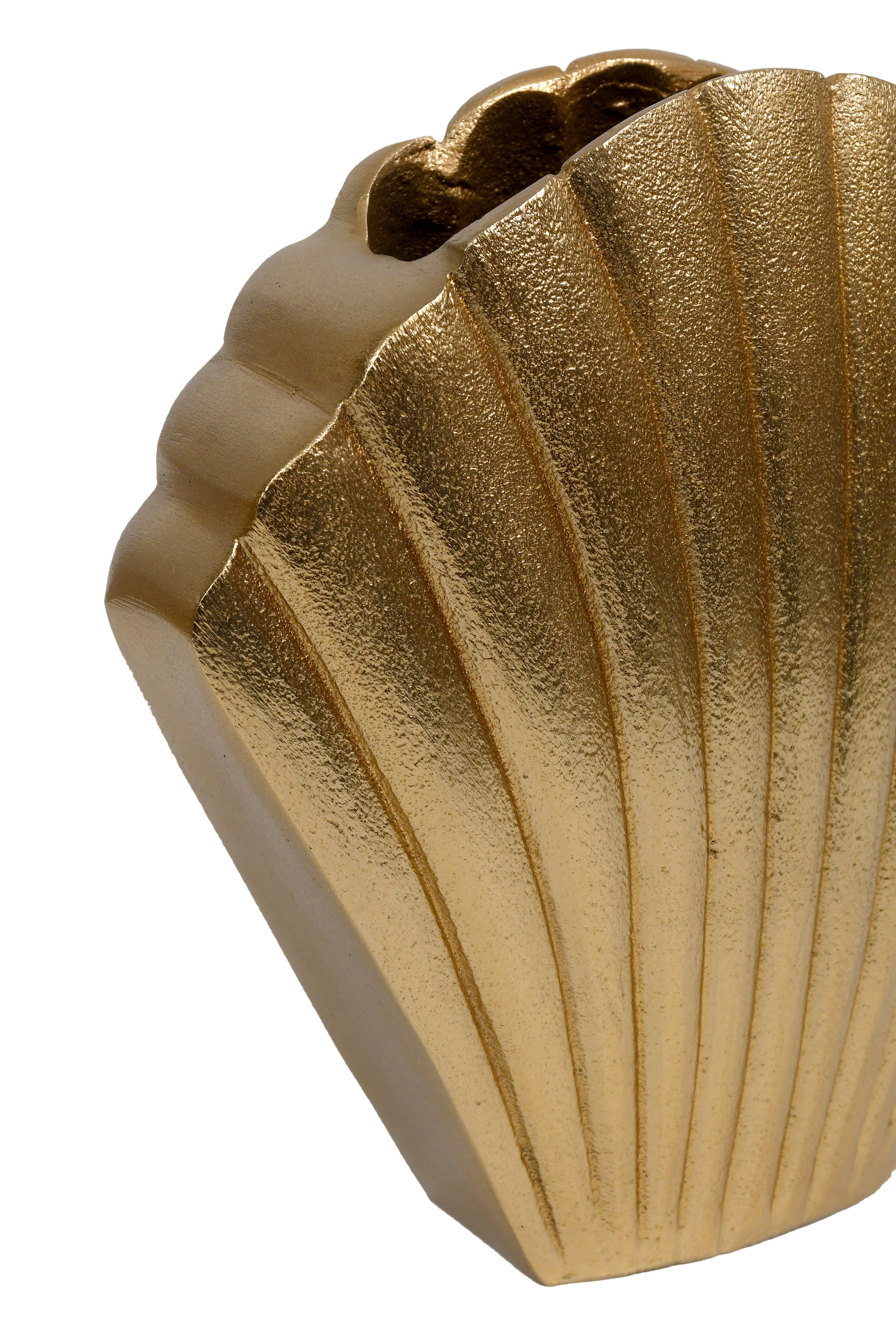 Oceanic Gold Flower Vase - Medium