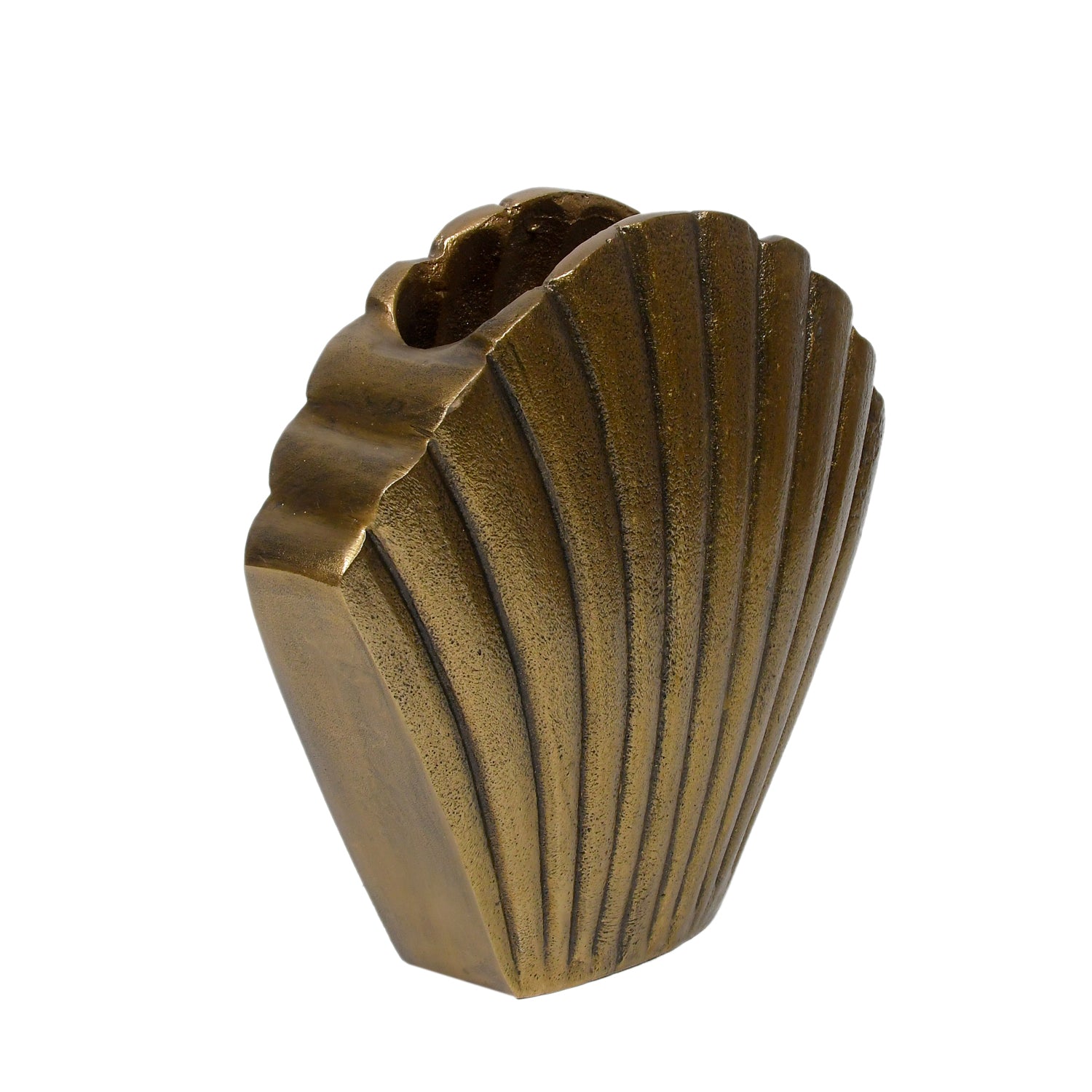 Oceanic Gold Antique Vase - Medium