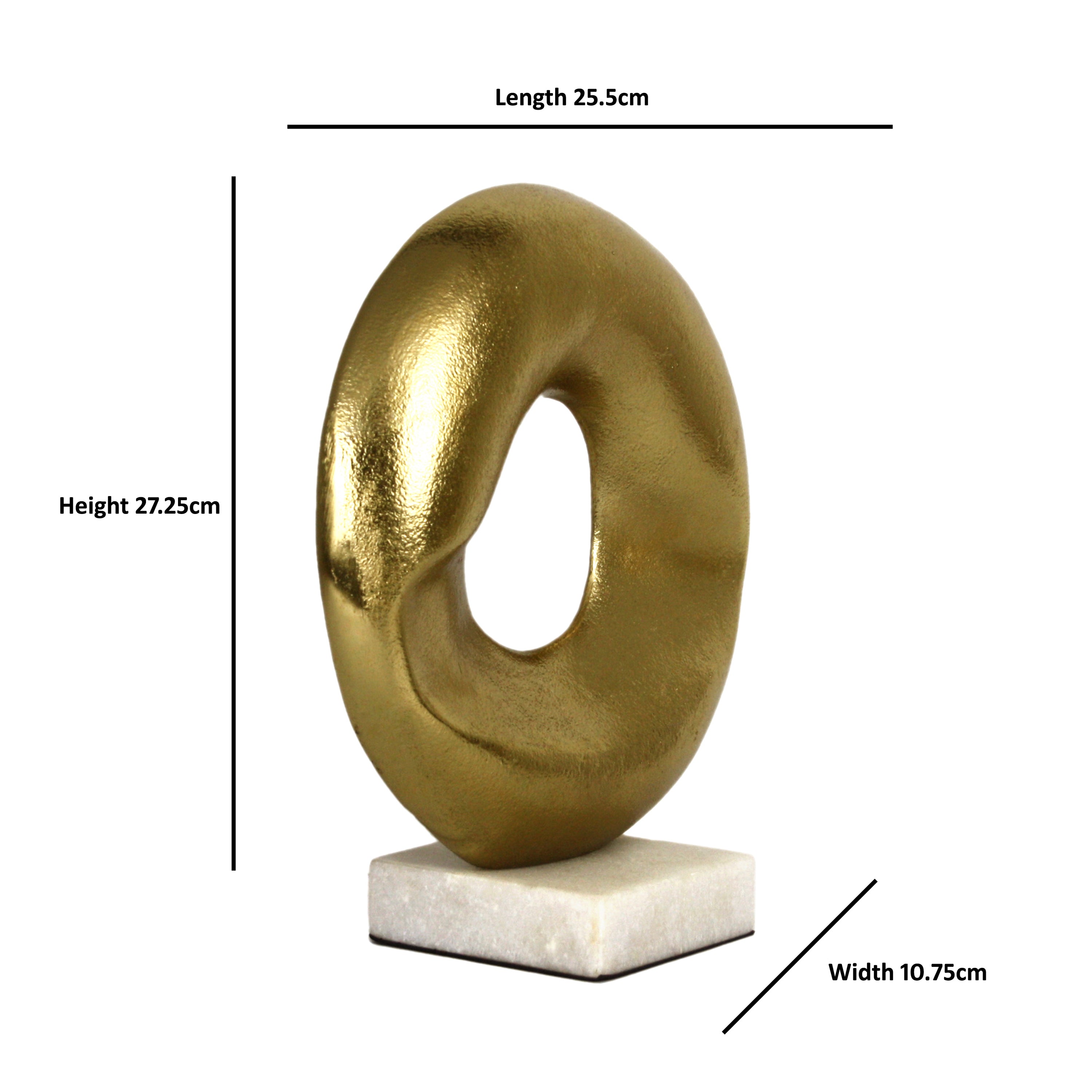 Gold Abstract Disc Artifact