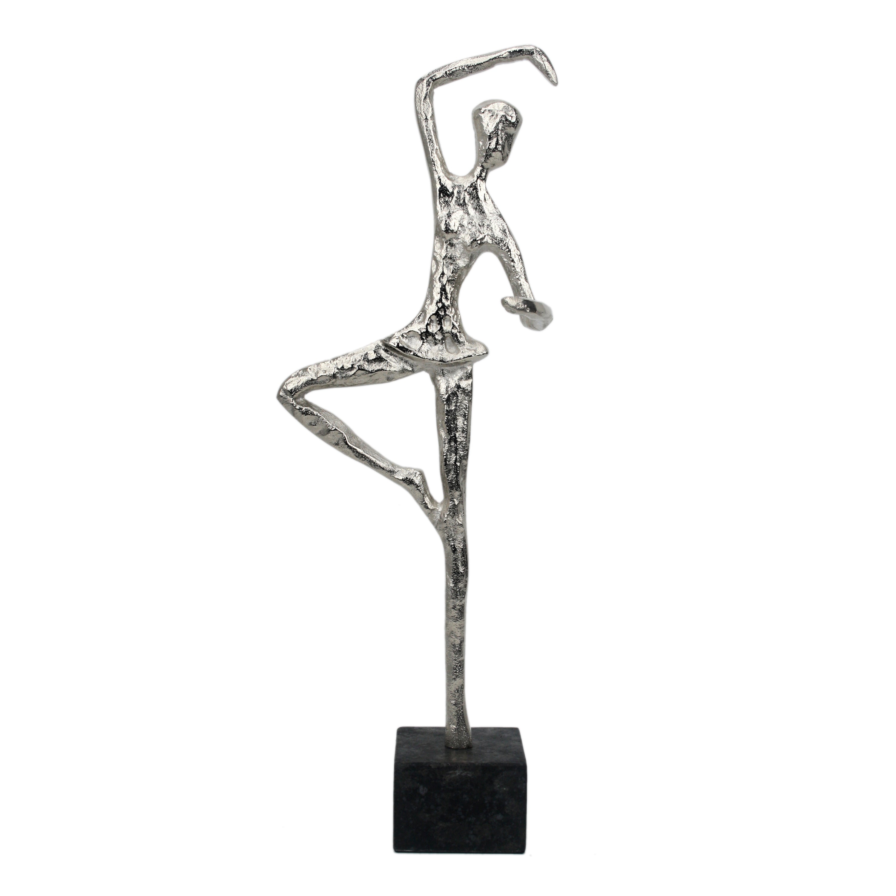 Balletic Silver Lady Sculpture