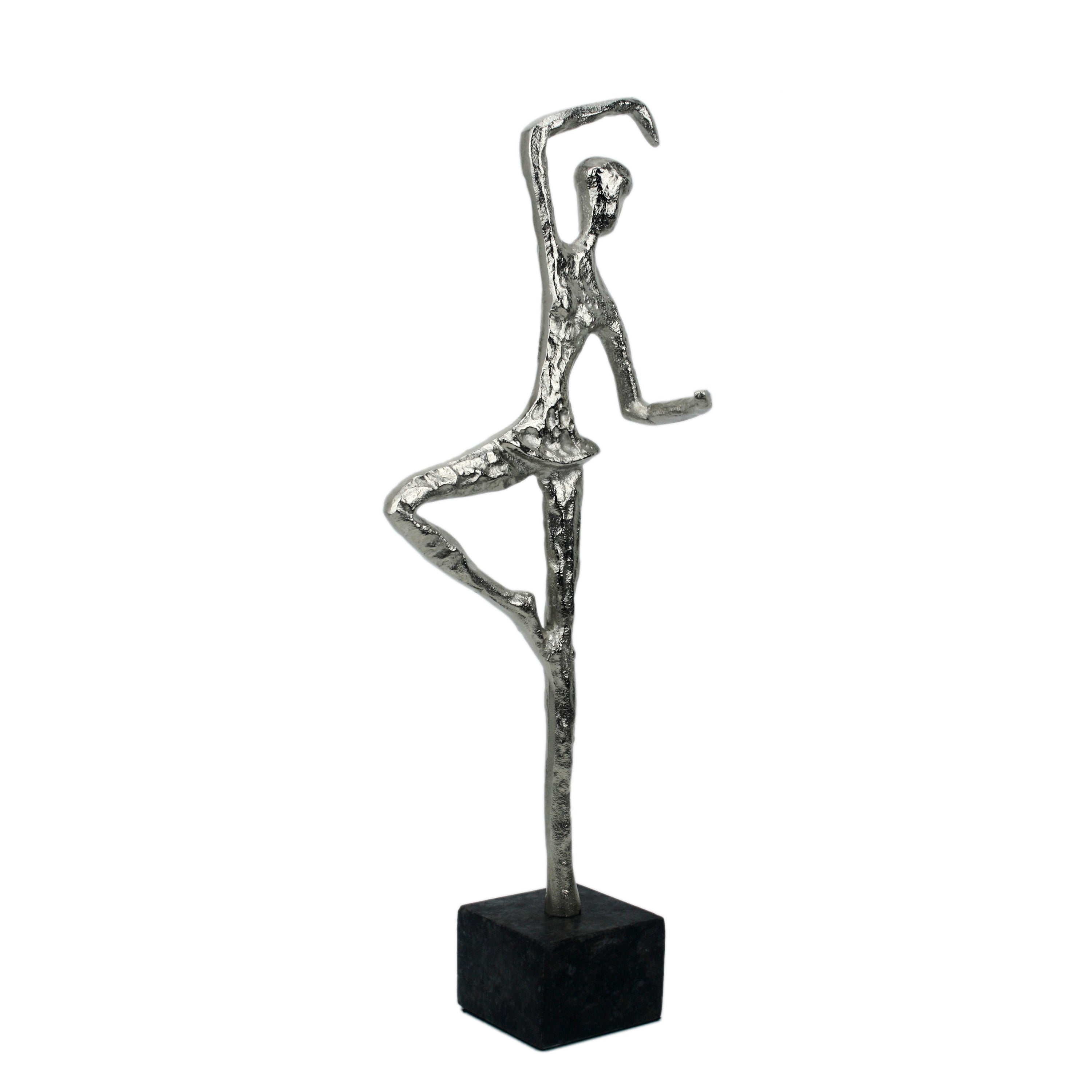 Balletic Silver Lady Sculpture
