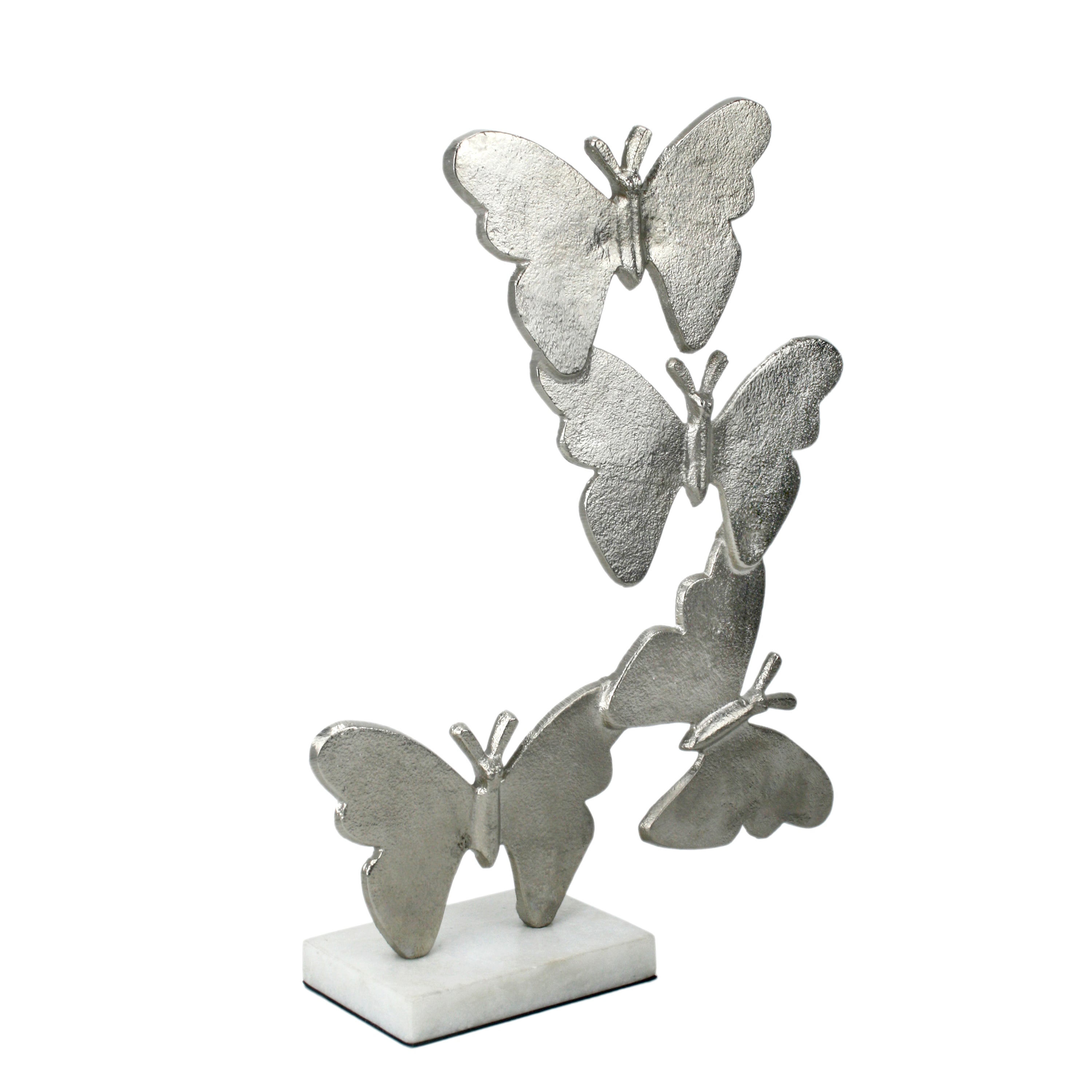 Flutter Silver Butterly Sculpture