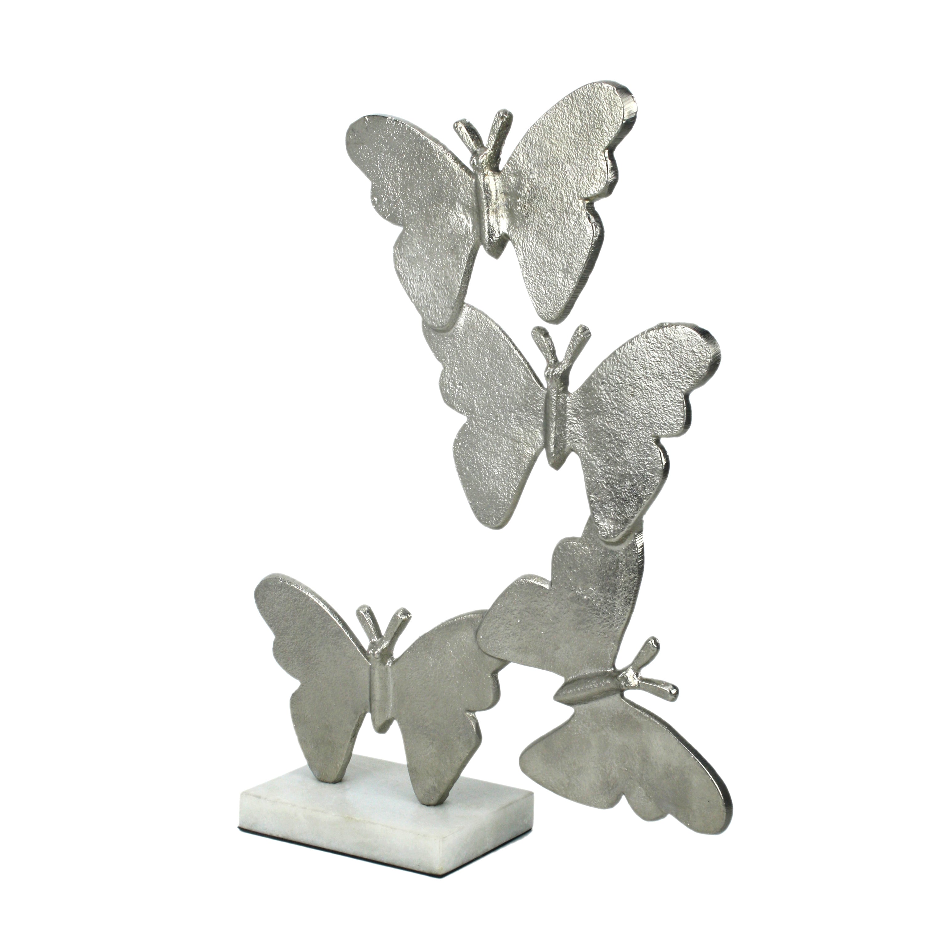 Flutter Silver Butterly Sculpture