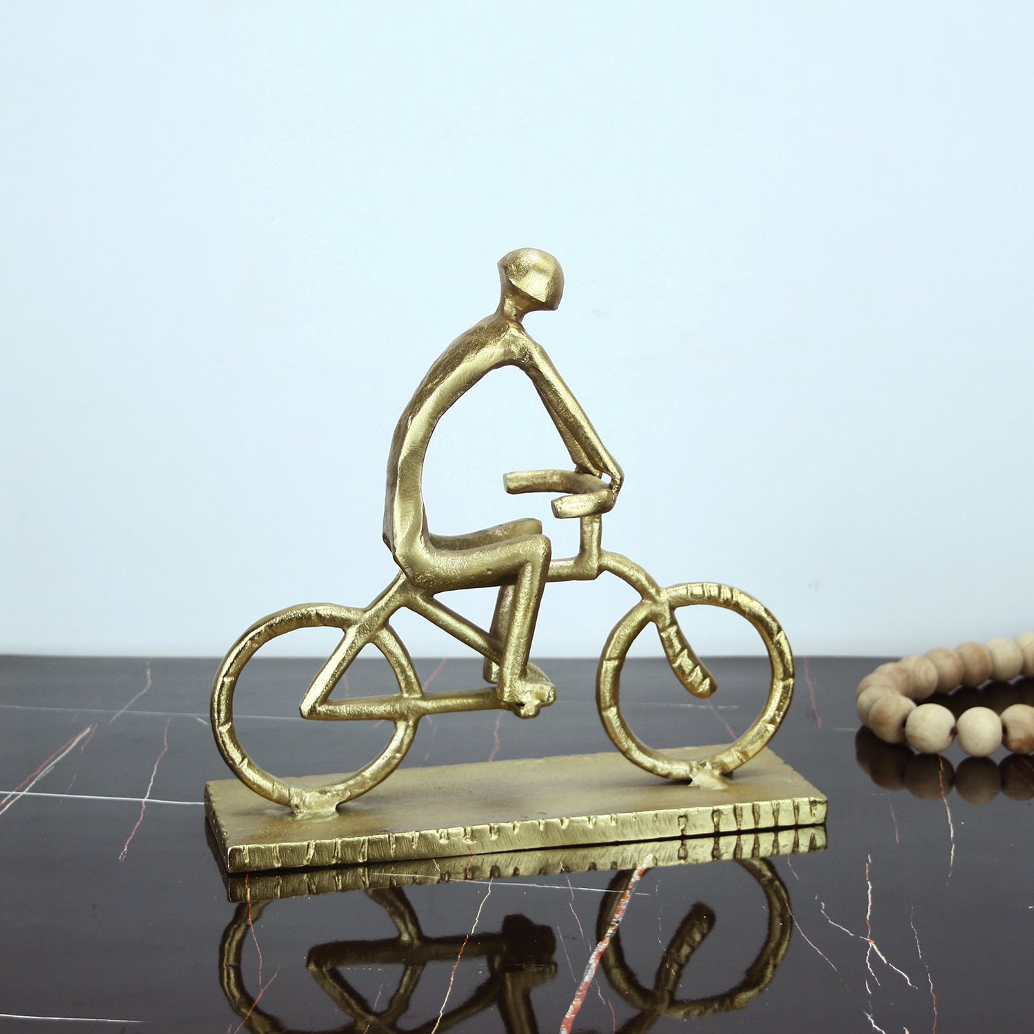 PedalMan Gold Décor Figurine