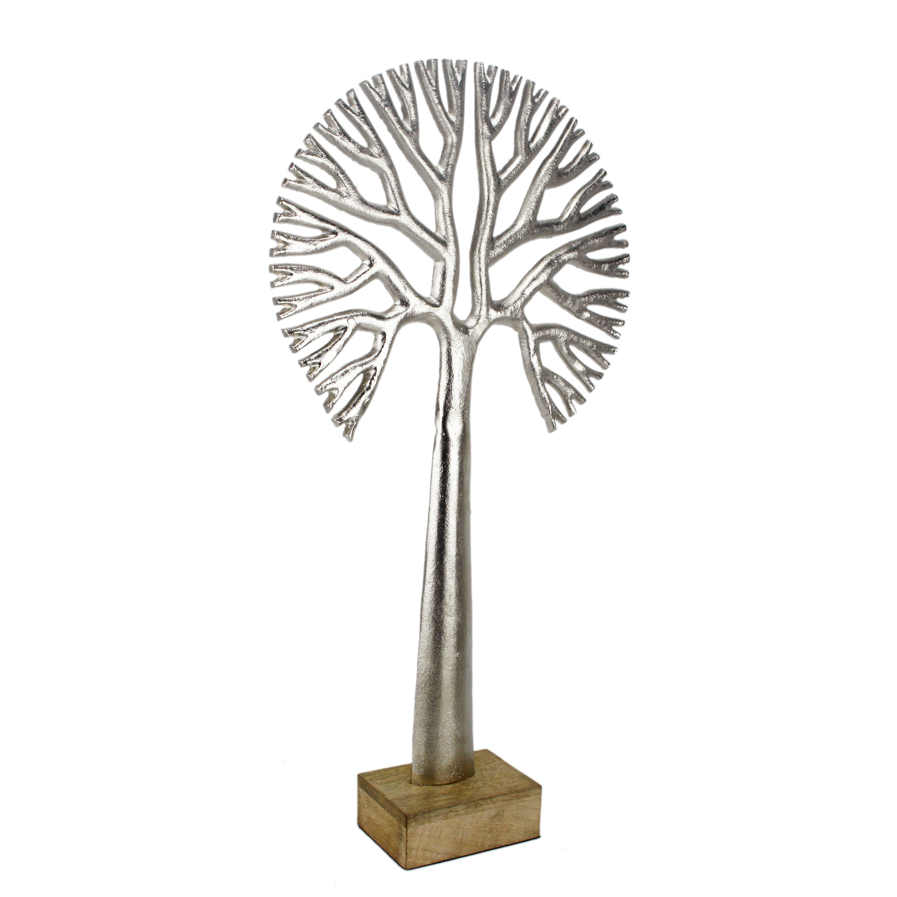 Harvest Silver Broc Tree Sculpture