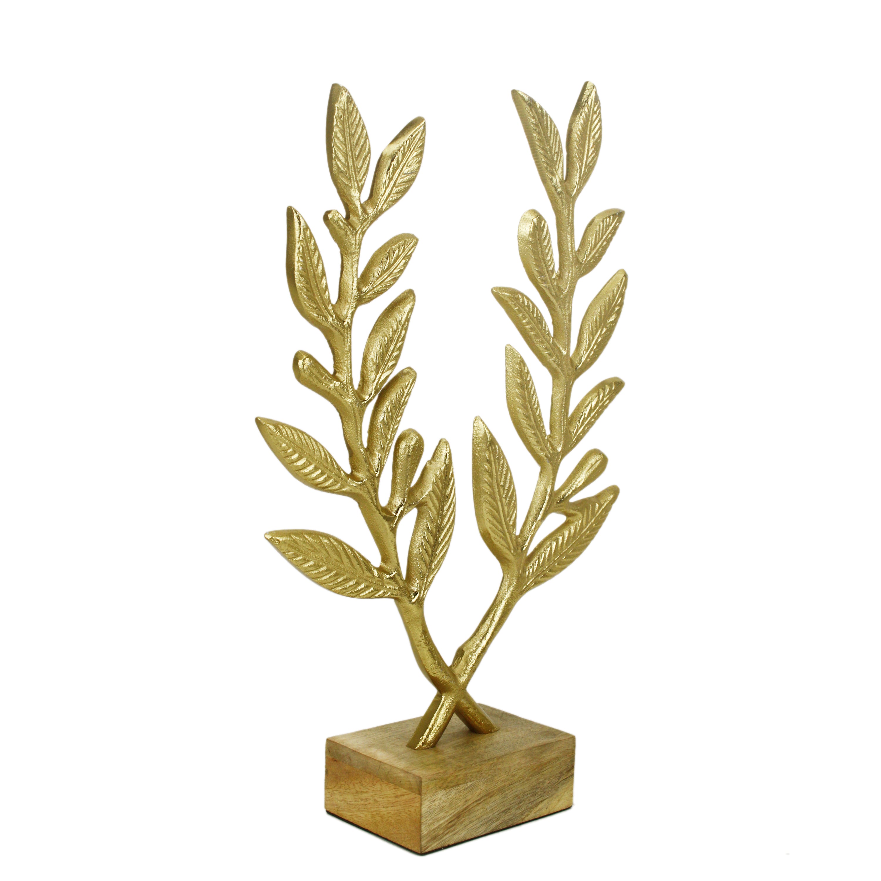 Wreath Gold Tree Sculpture