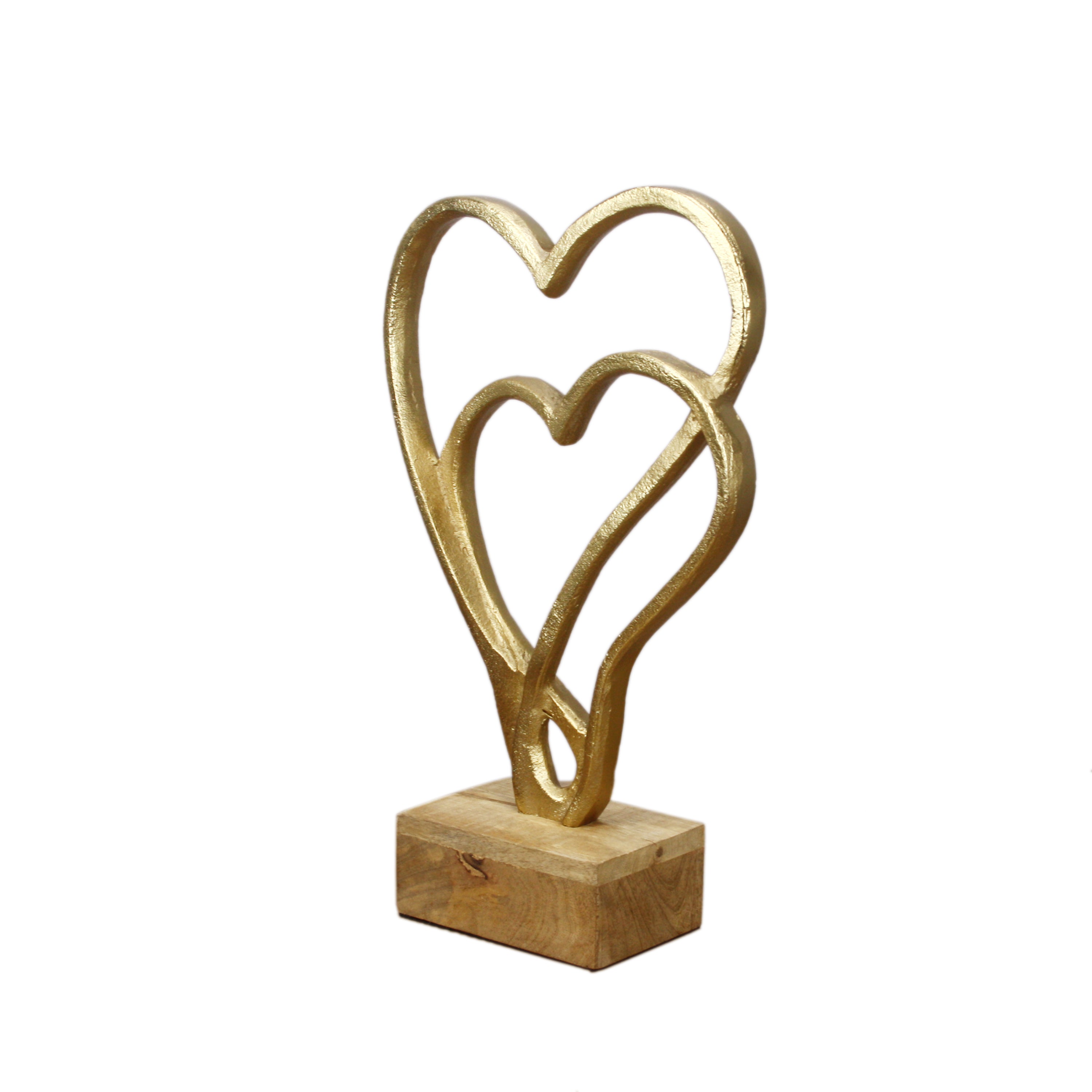 Heartfelt Gold Sculpture