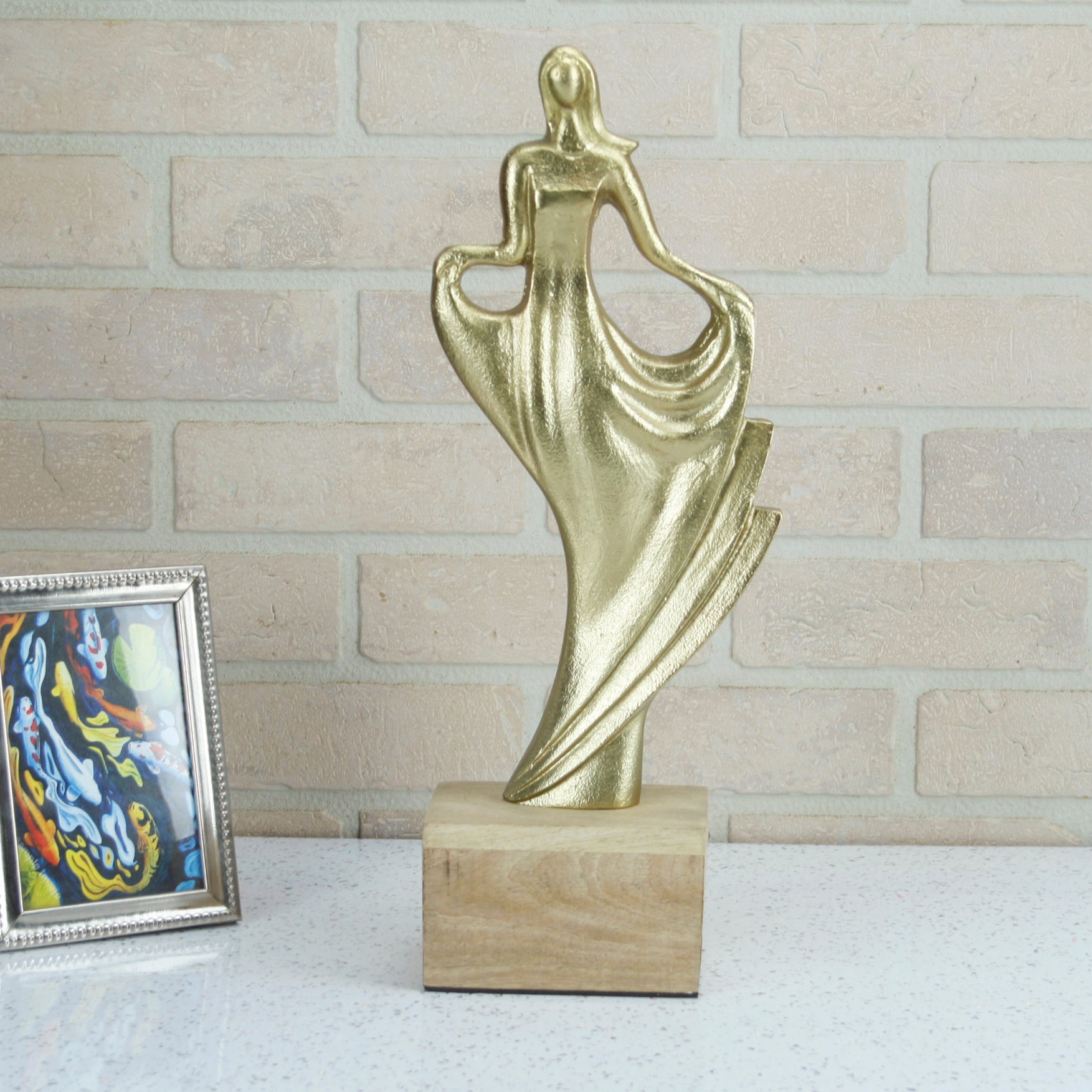 Whimsy Gold Lady Figurine