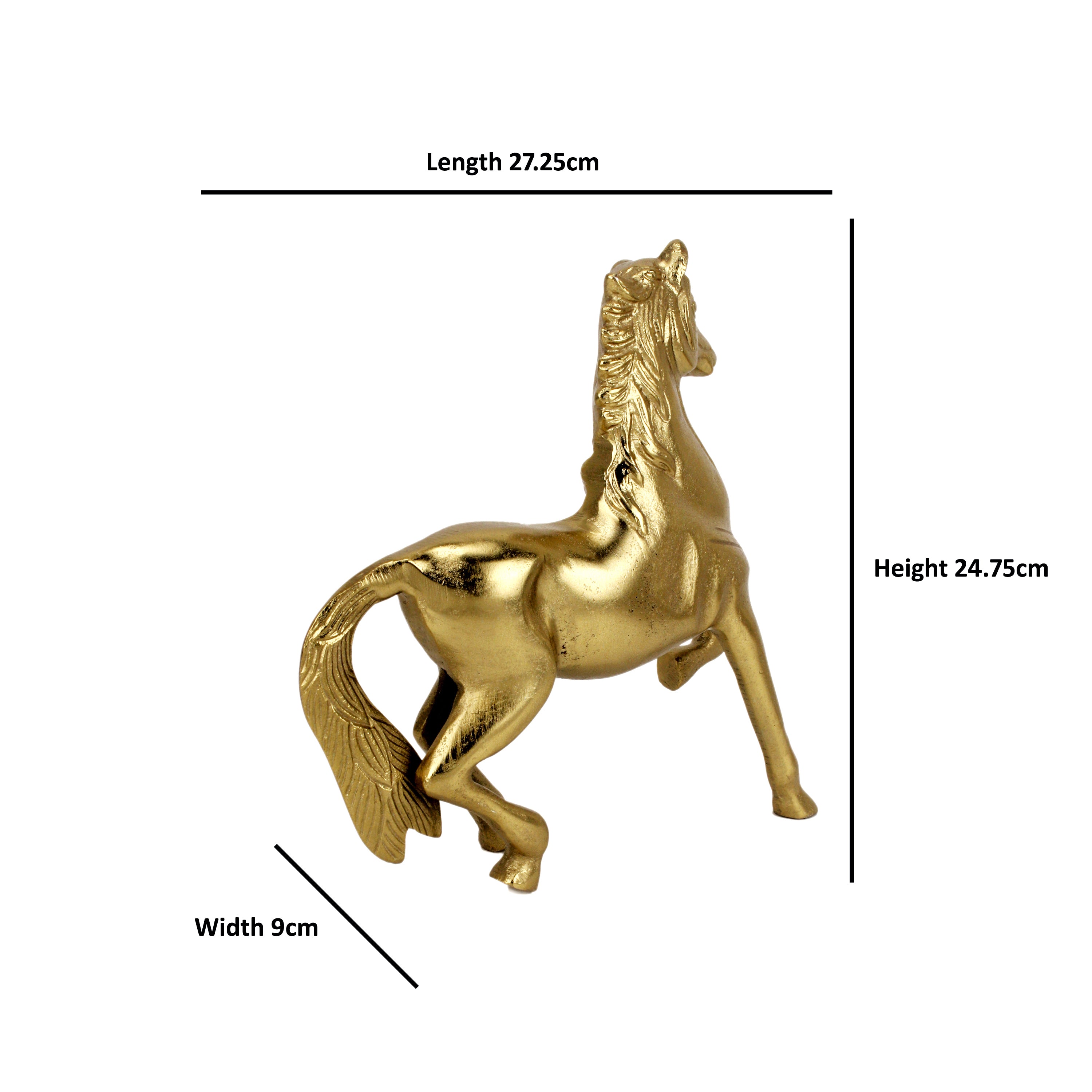 Stallion Gold Figurine