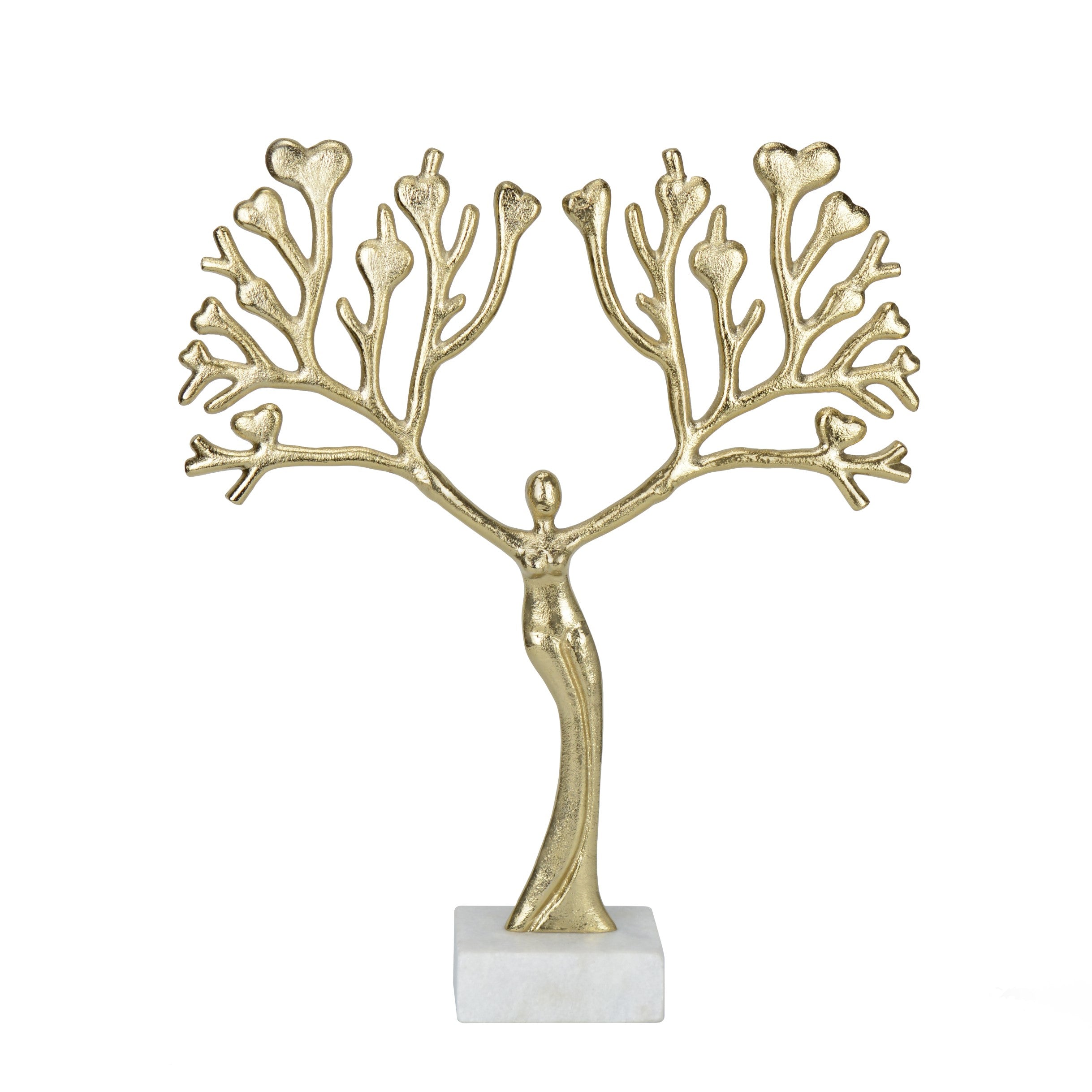 Branching Love Gold Decor Sculpture