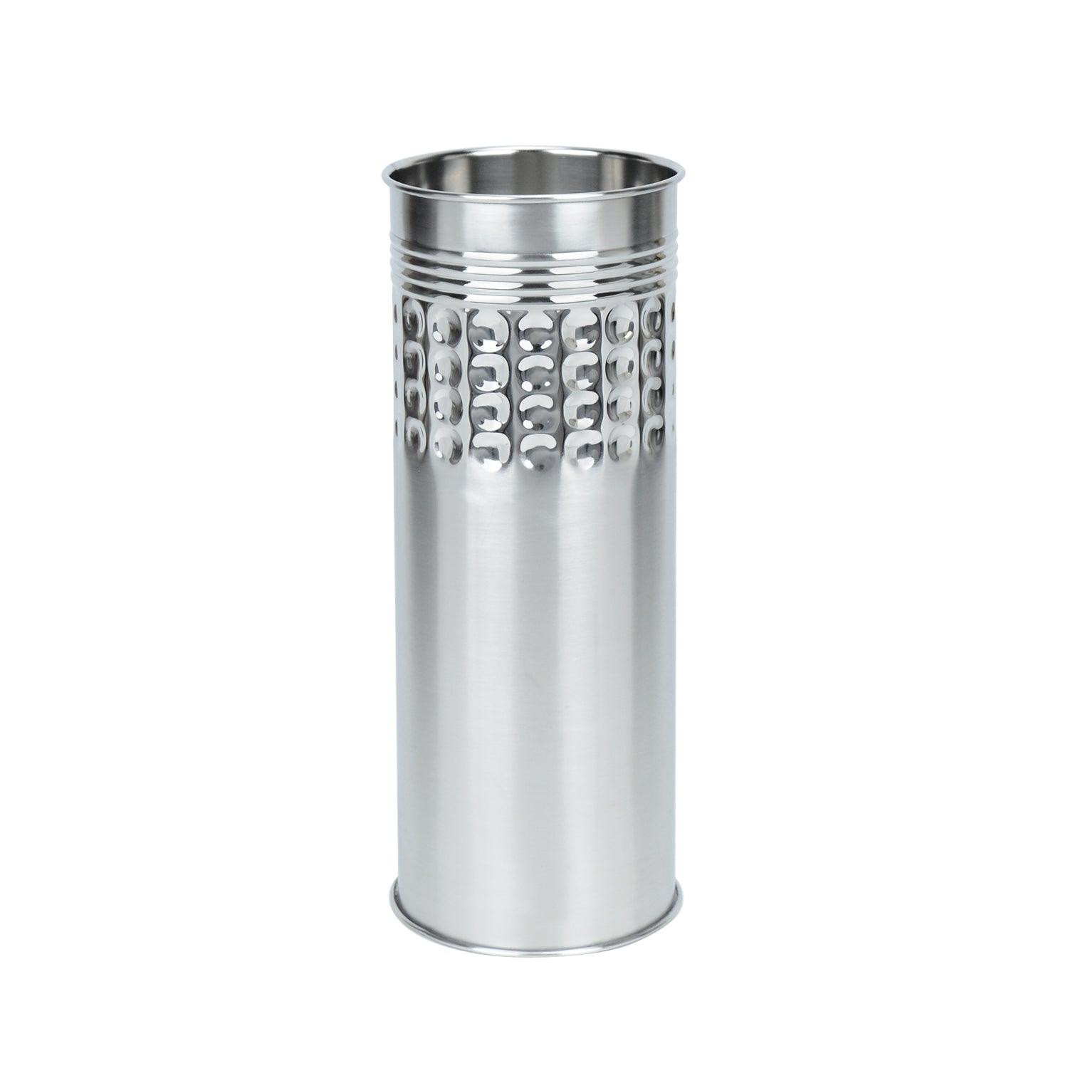 Linear Dot Fusion Stainless Steel Flower Vase