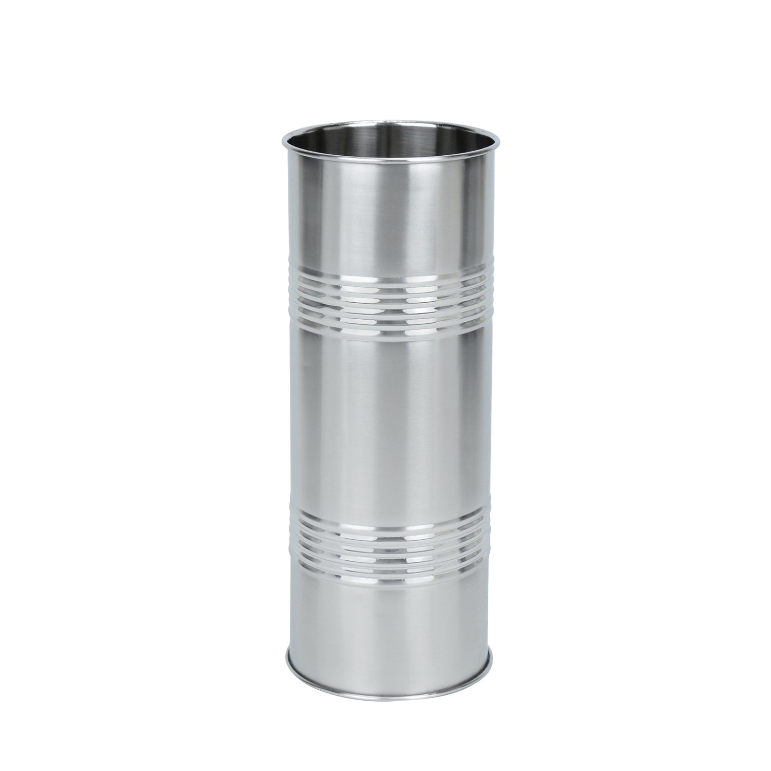 Dual Stripes Perfection Stainless Steel Flower Vase