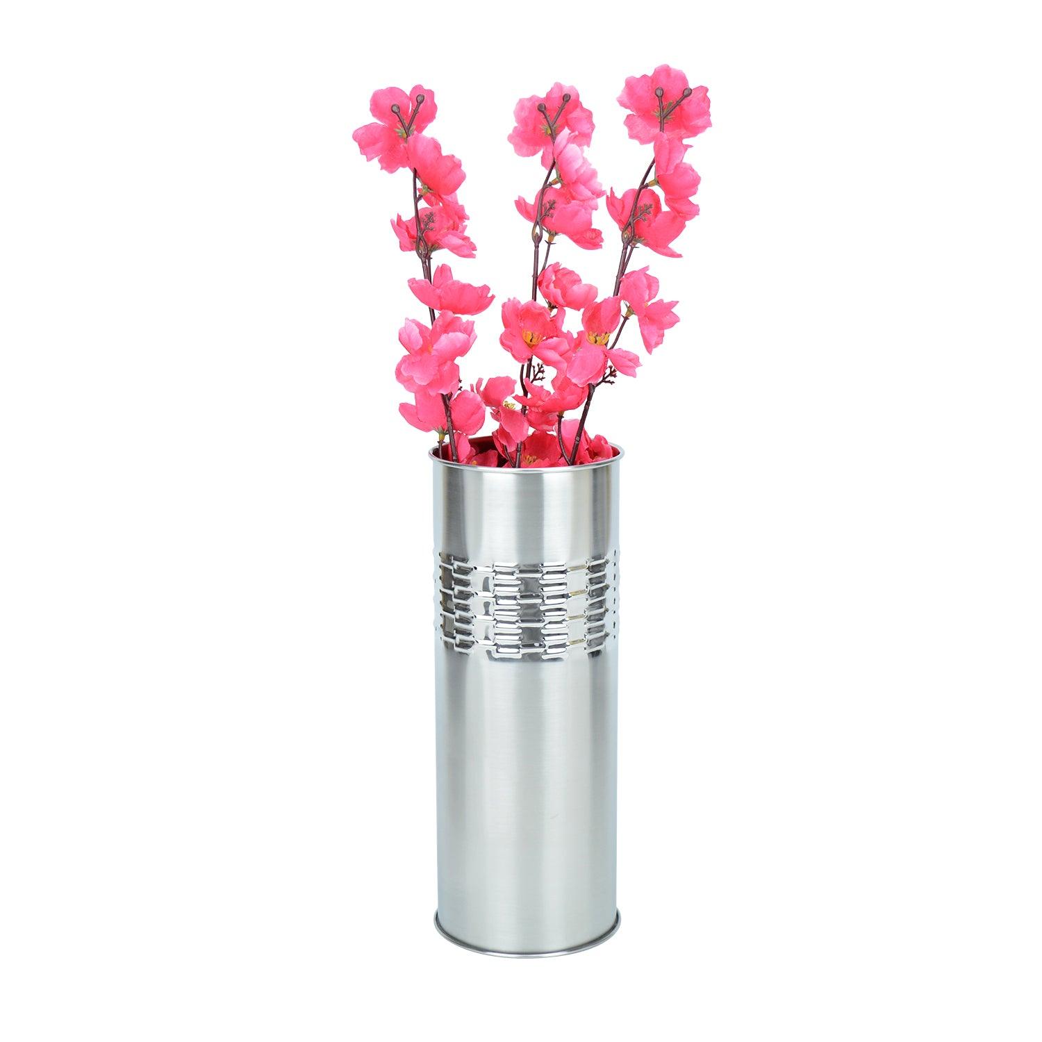 Graceful Links Stainless Steel Flower Vase