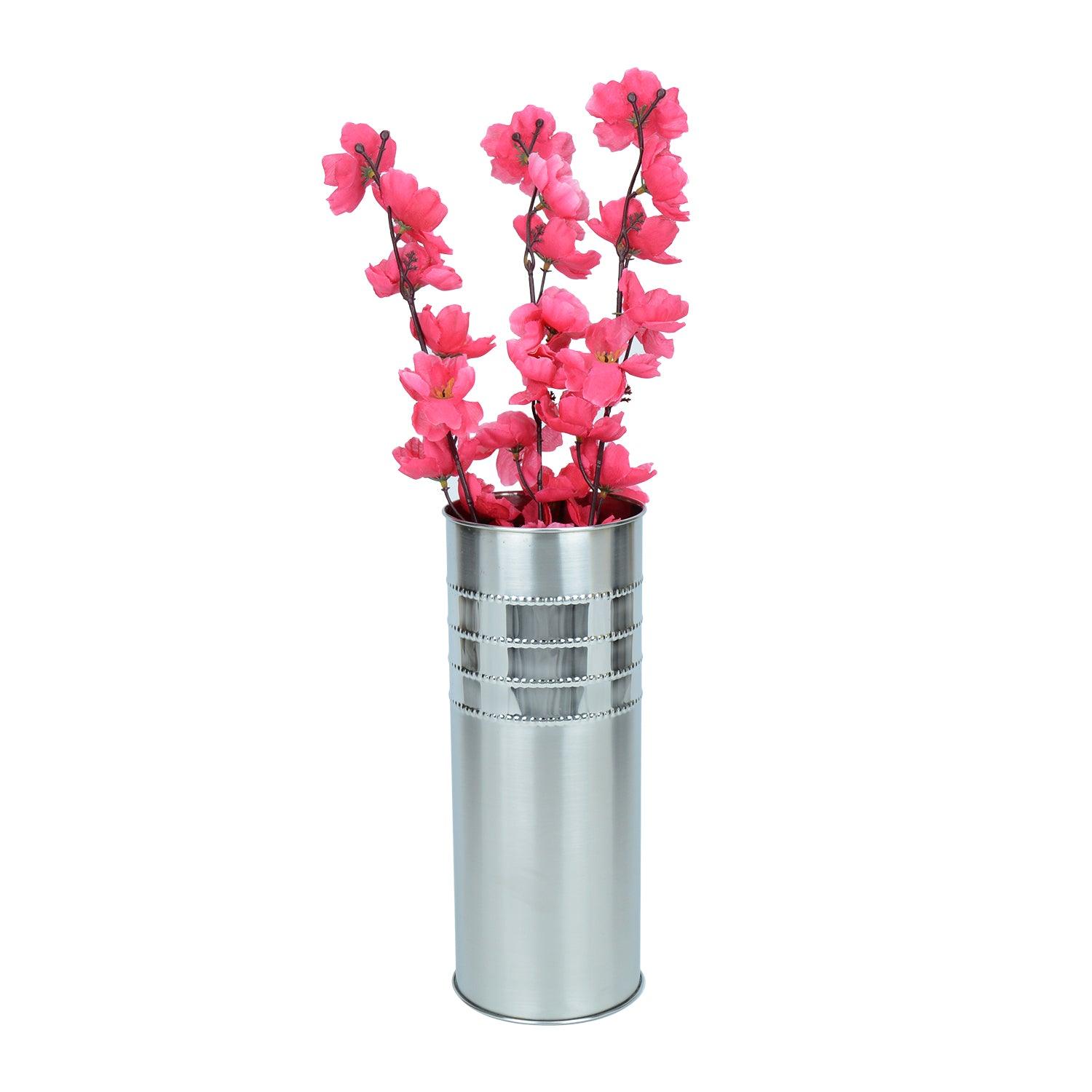 DotLuxe Stainless Steel Flower Vase