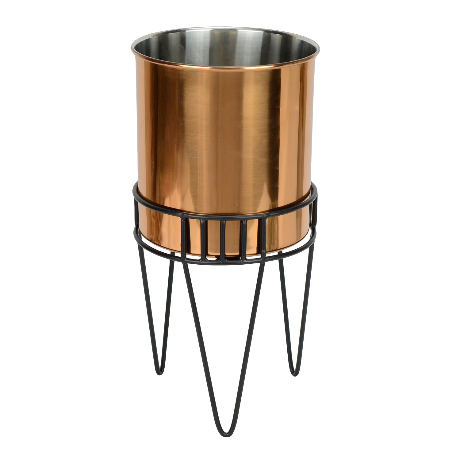 TriLeg Bloom Stainless Steel Copper Planter