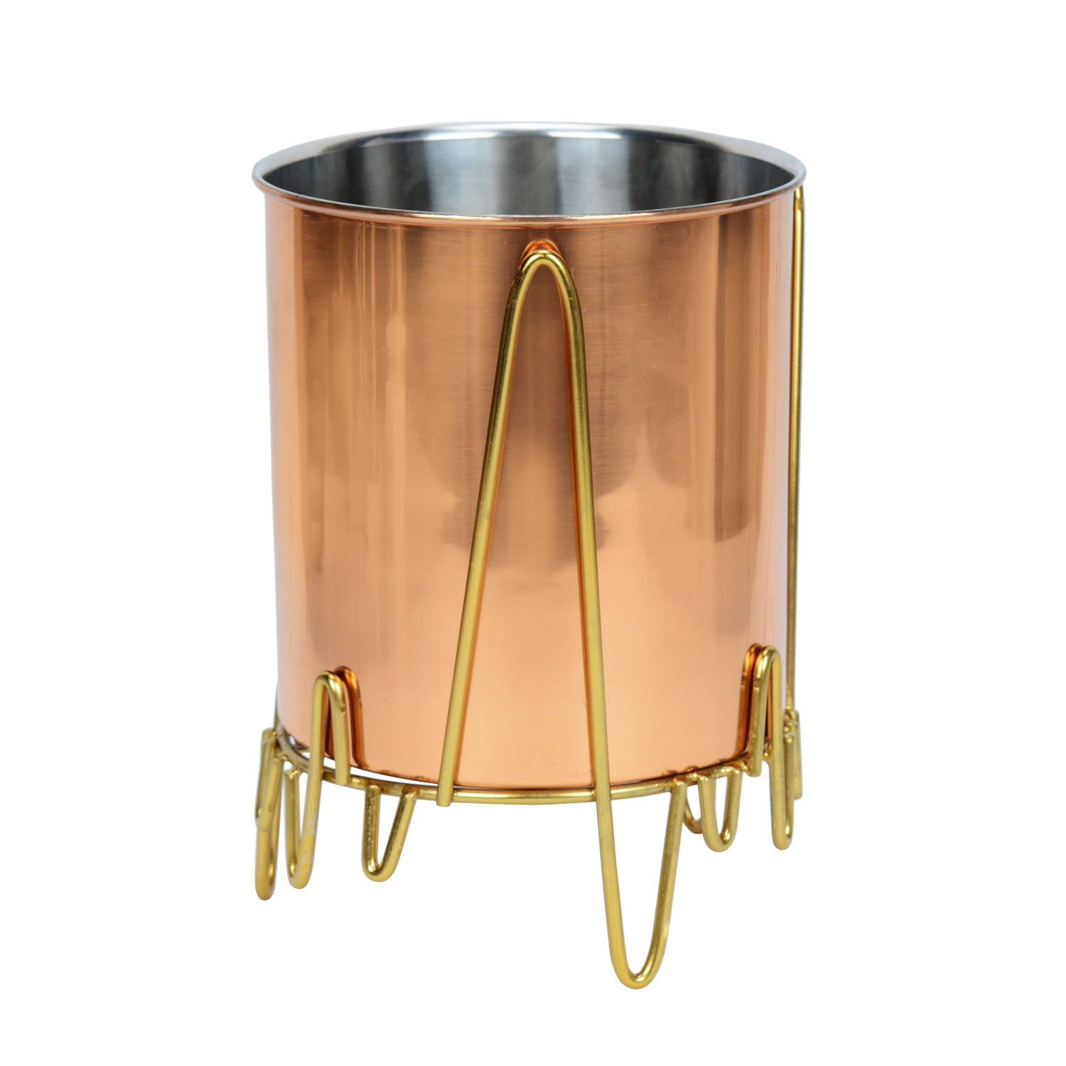 ZigZag Oasis Stainless Steel Copper Planter