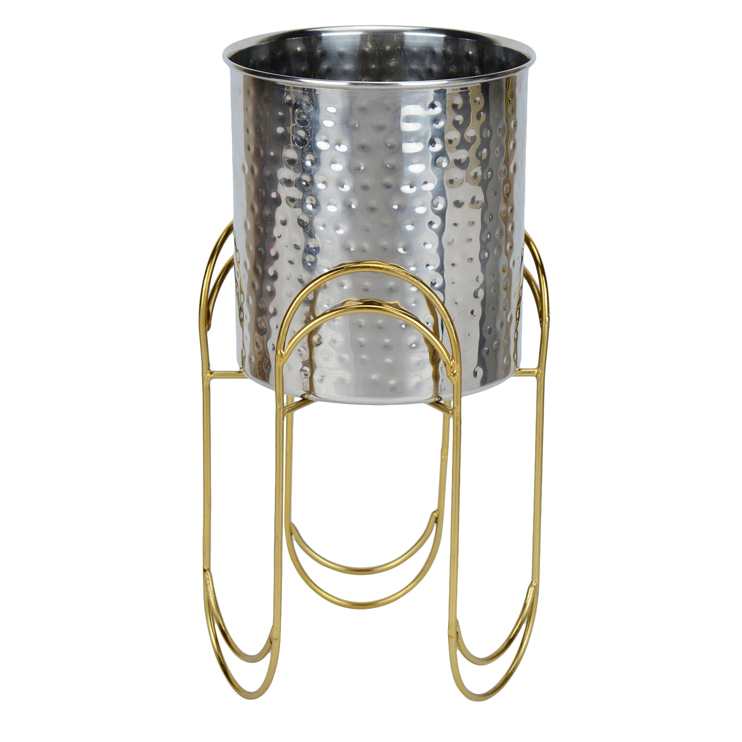 Blossom Perch  Stainless Steel Planter