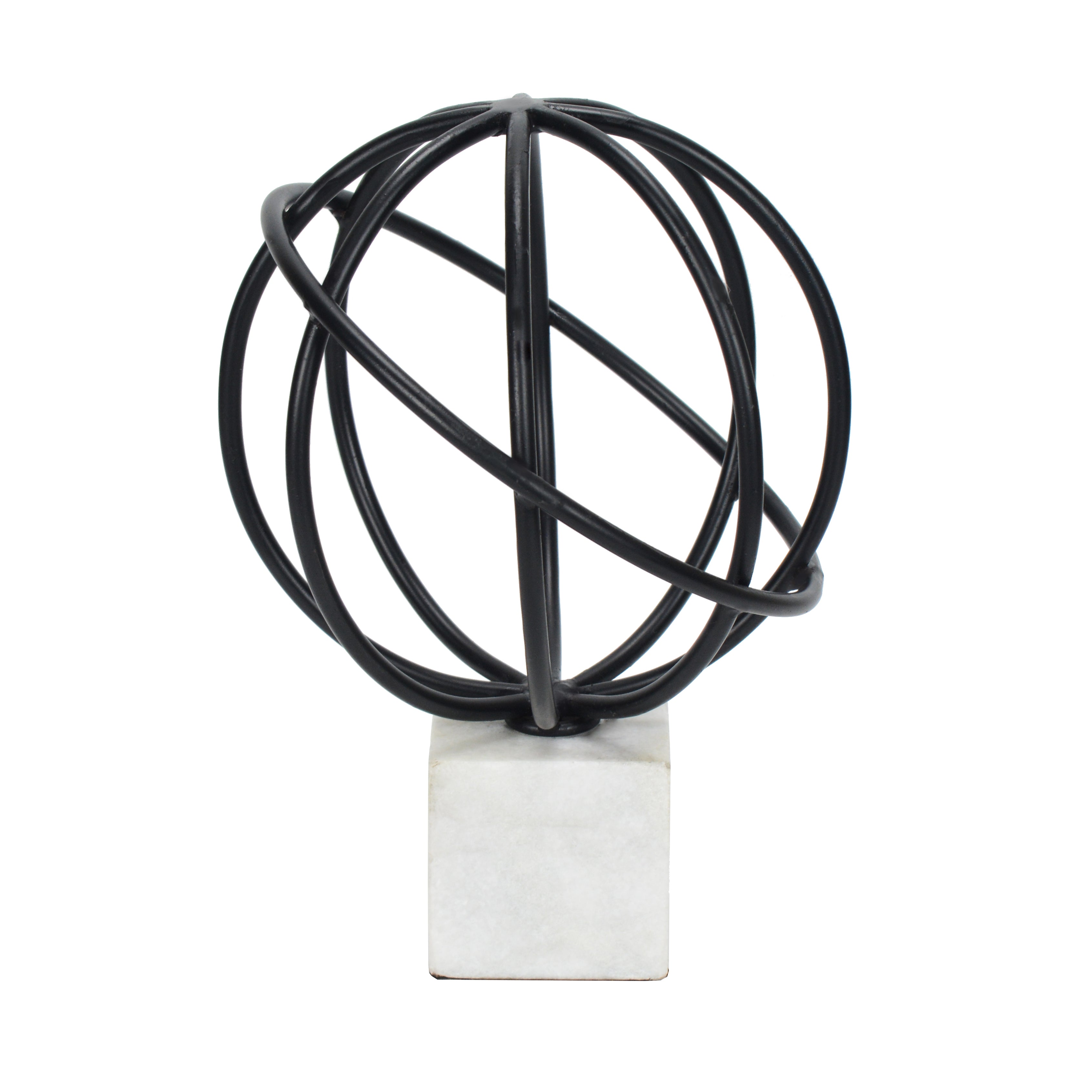 Black Cosmic Wired Globe