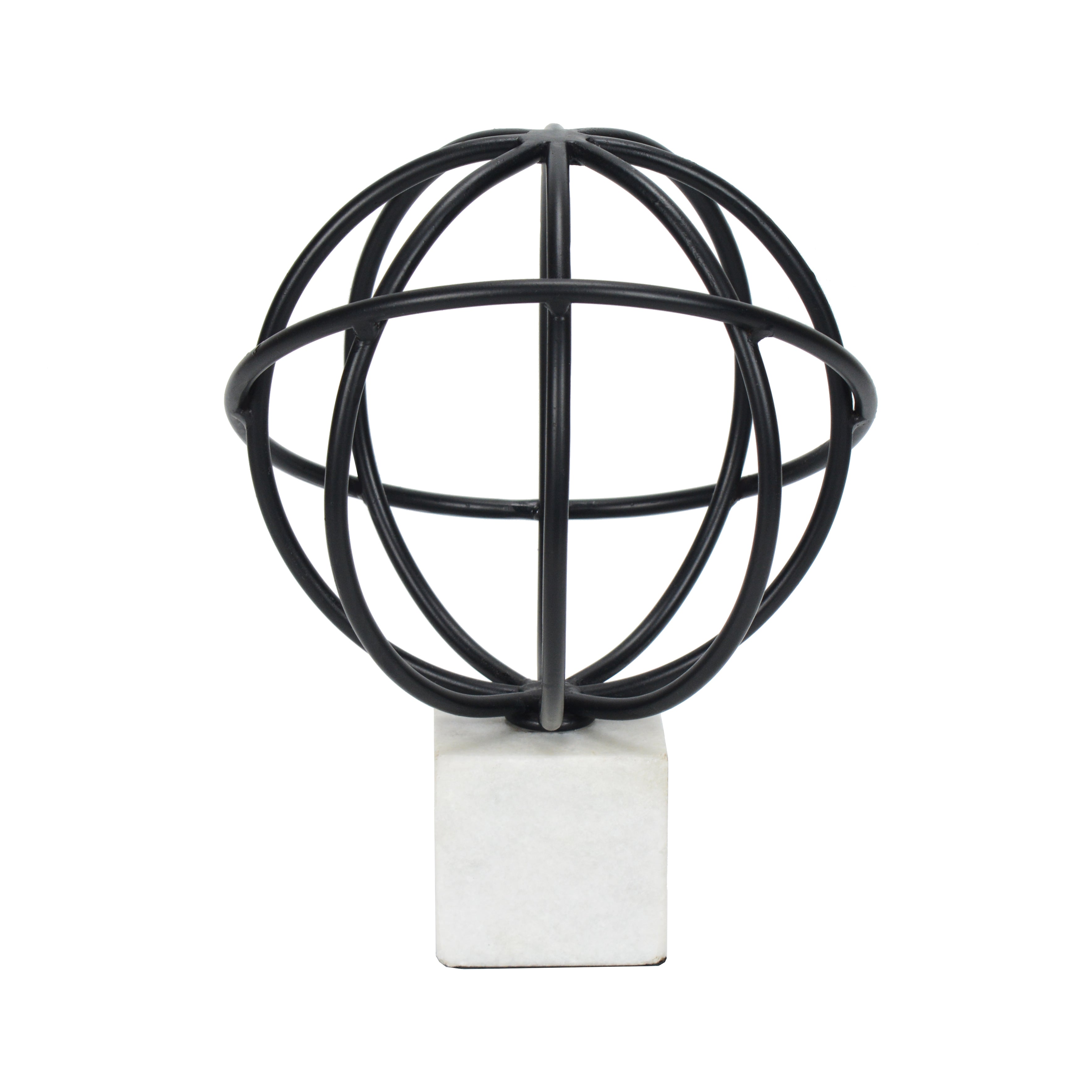 Black Cosmic Wired Globe