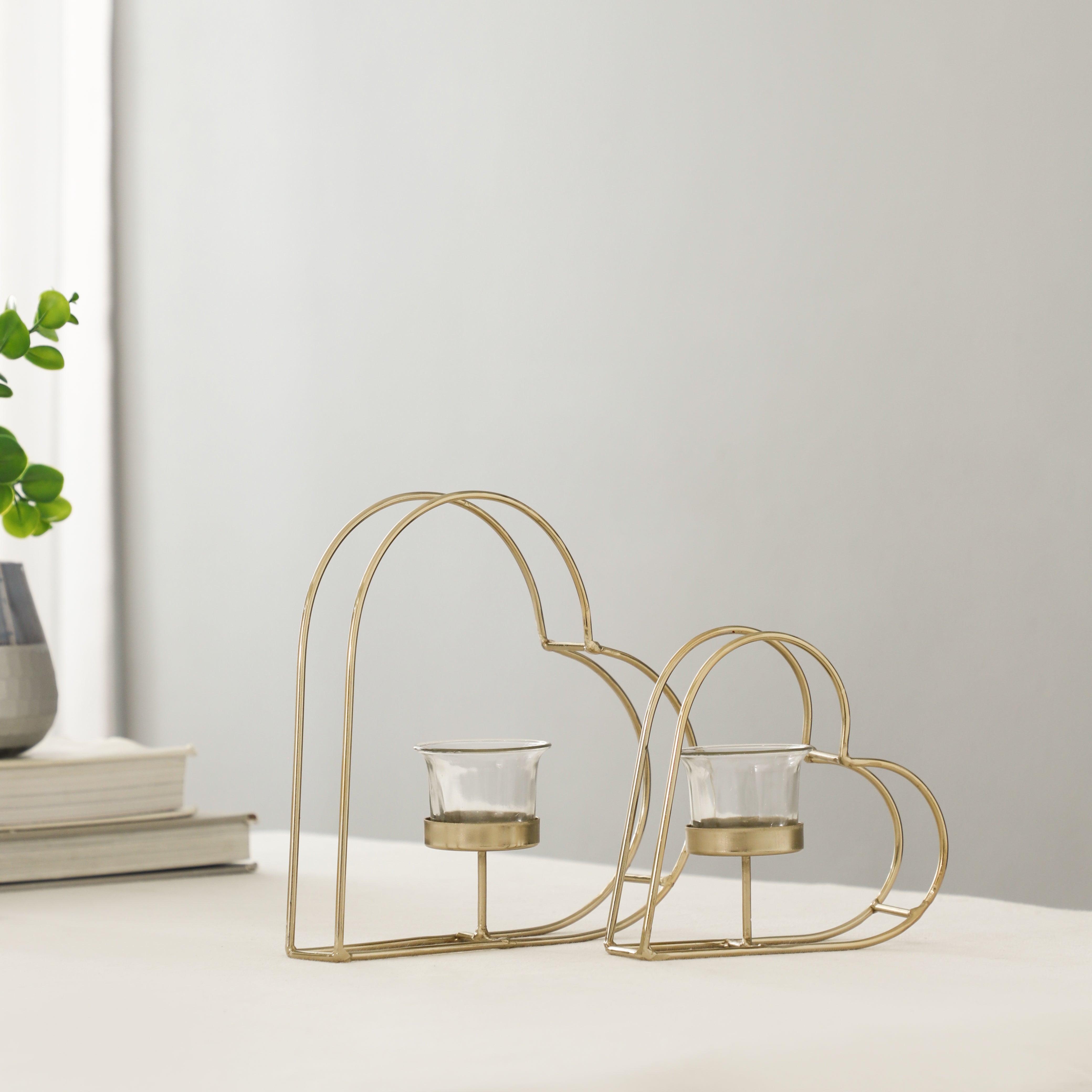 Gold Lovelume Tealight Diwali Candle Holder