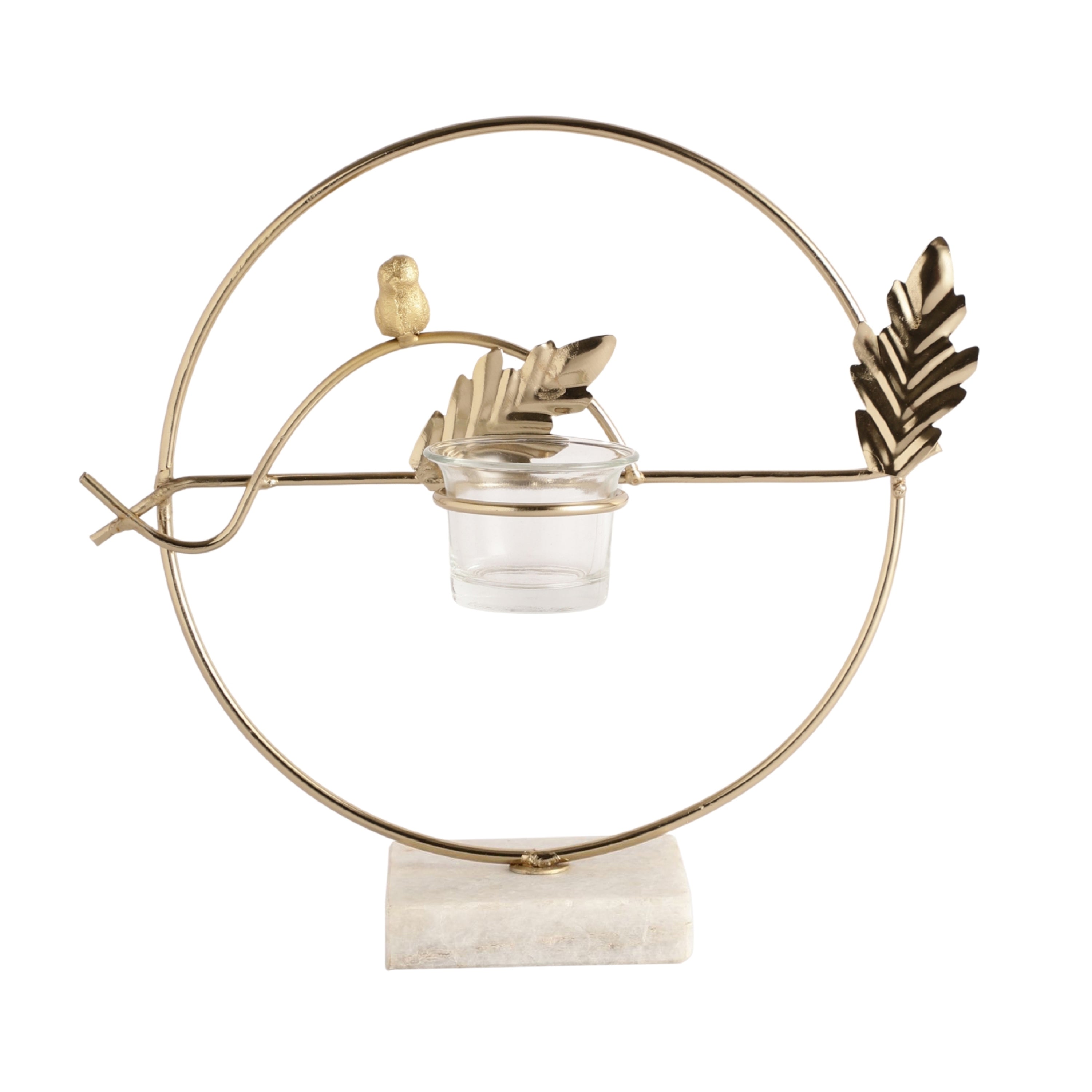 Gold Celestique Ring Diwali Candle Holder