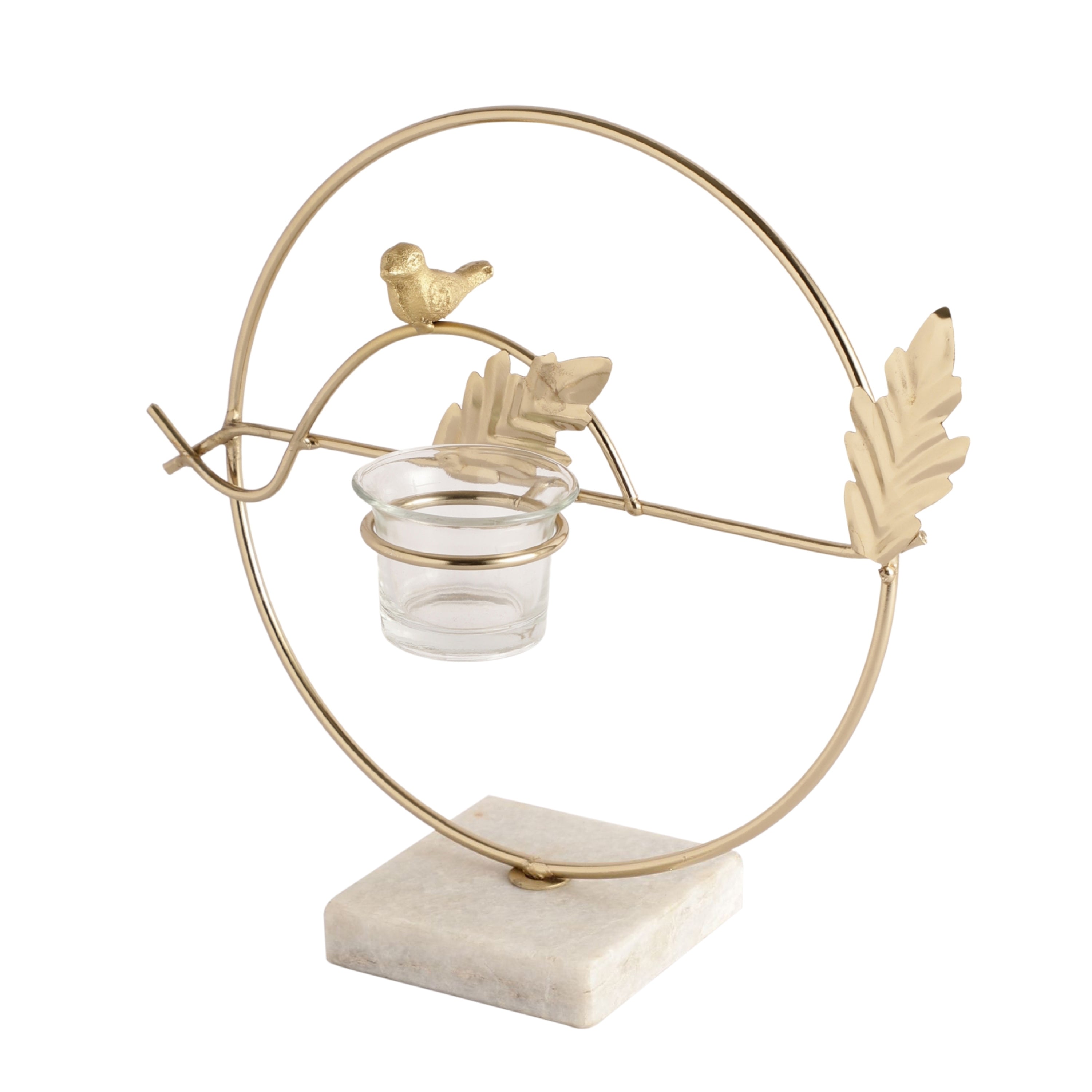 Gold Celestique Ring Diwali Candle Holder