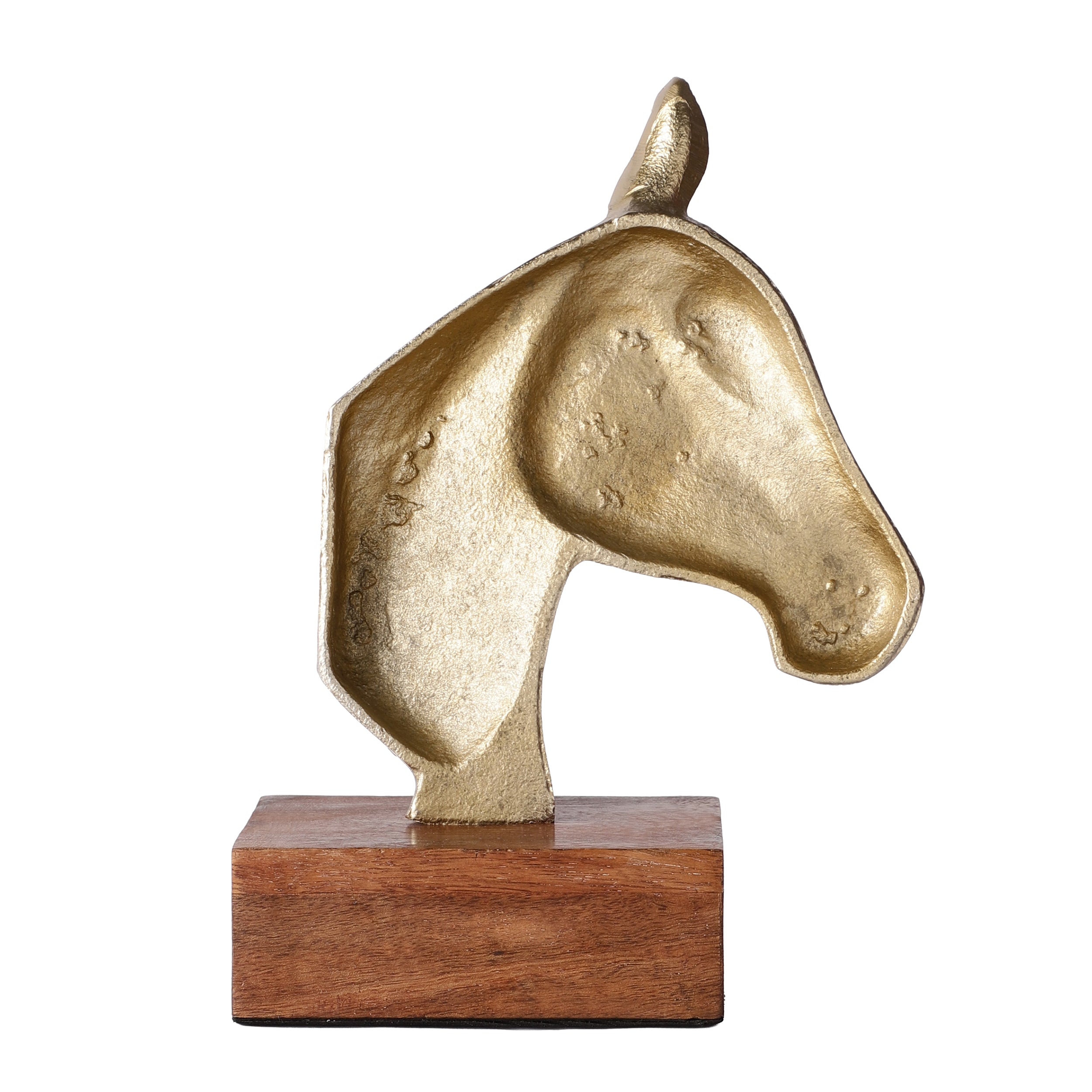 Gold Stride Horse Decor Showpiece