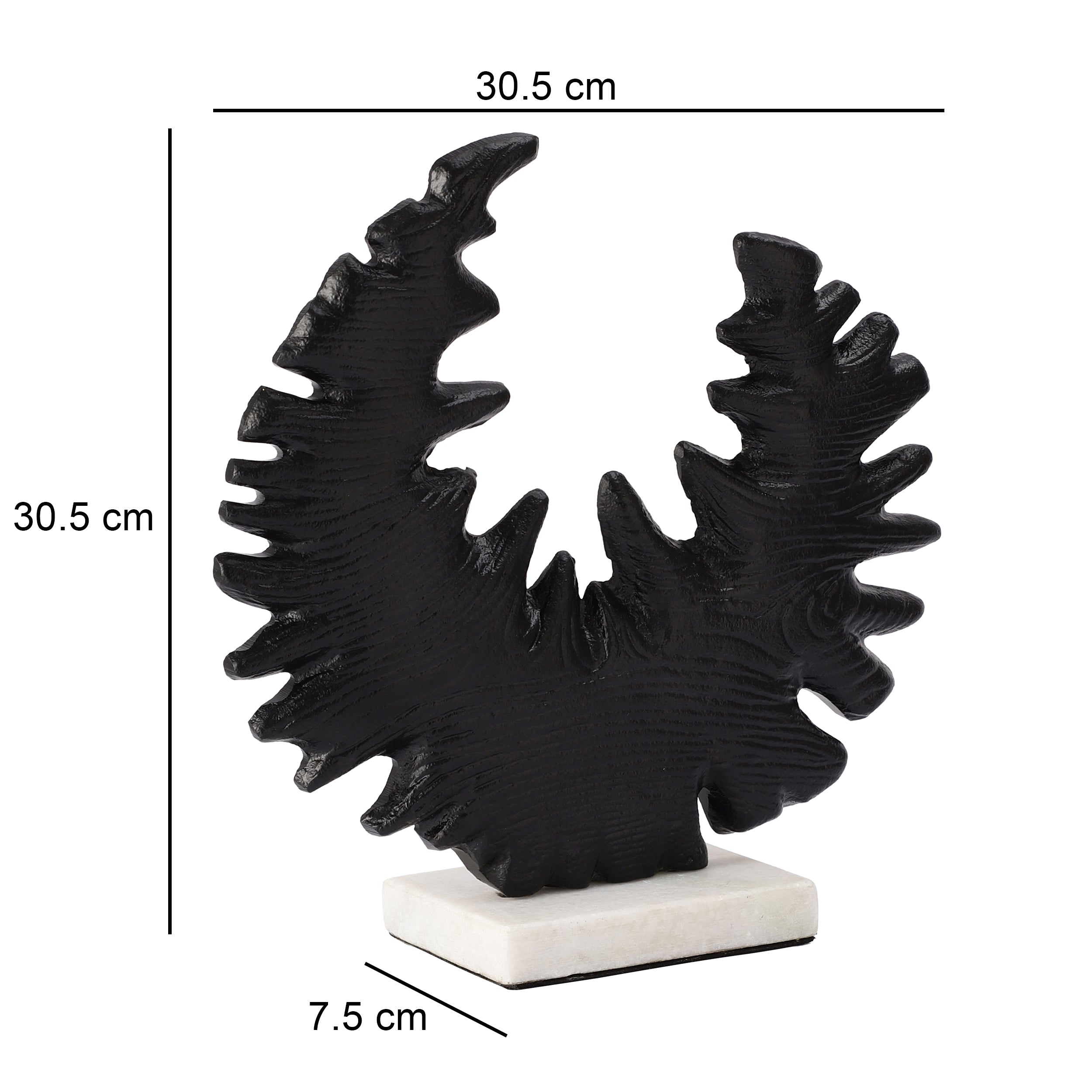 Black Decor Eclipse  Showpiece
