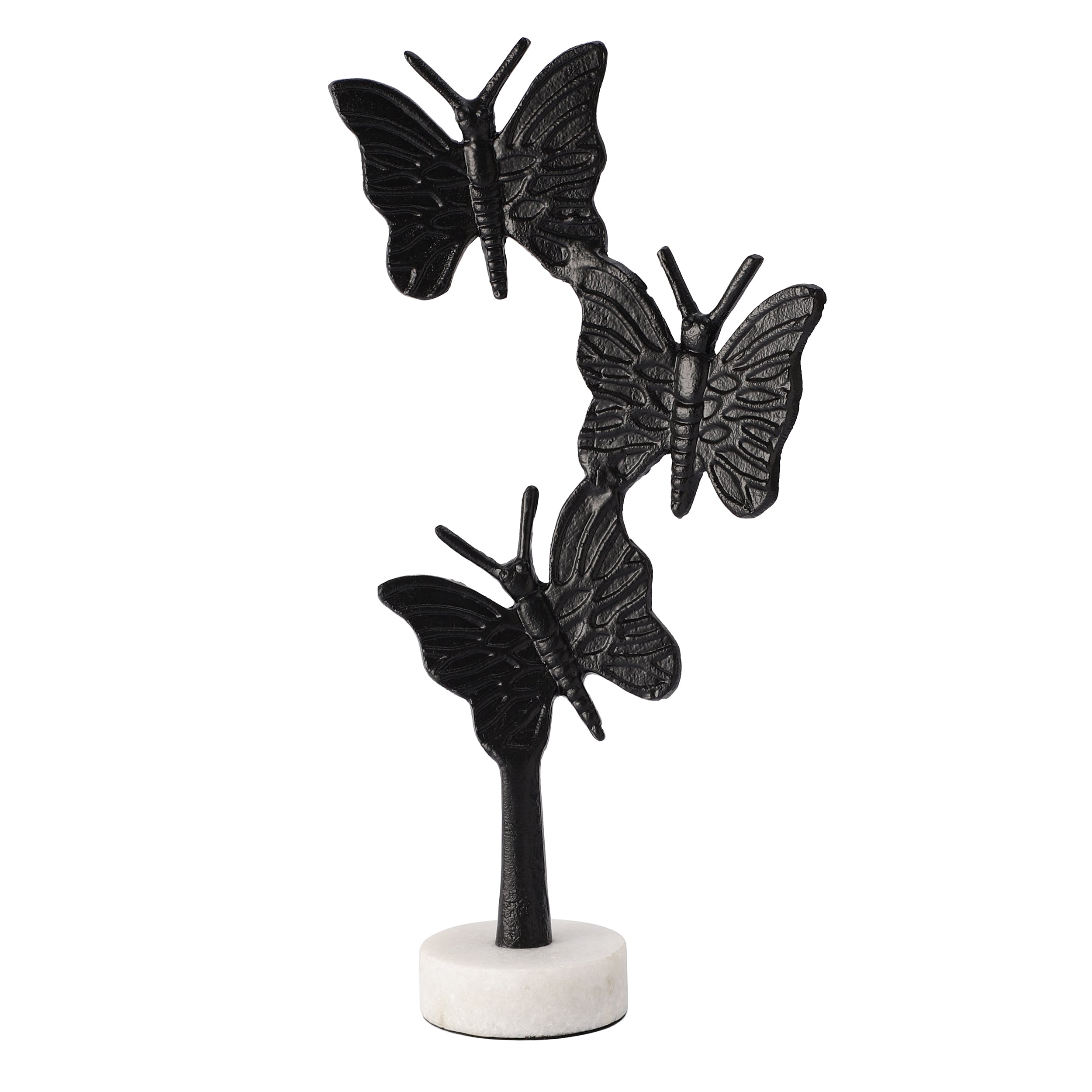 Black Twilight Wings Décor Figurine