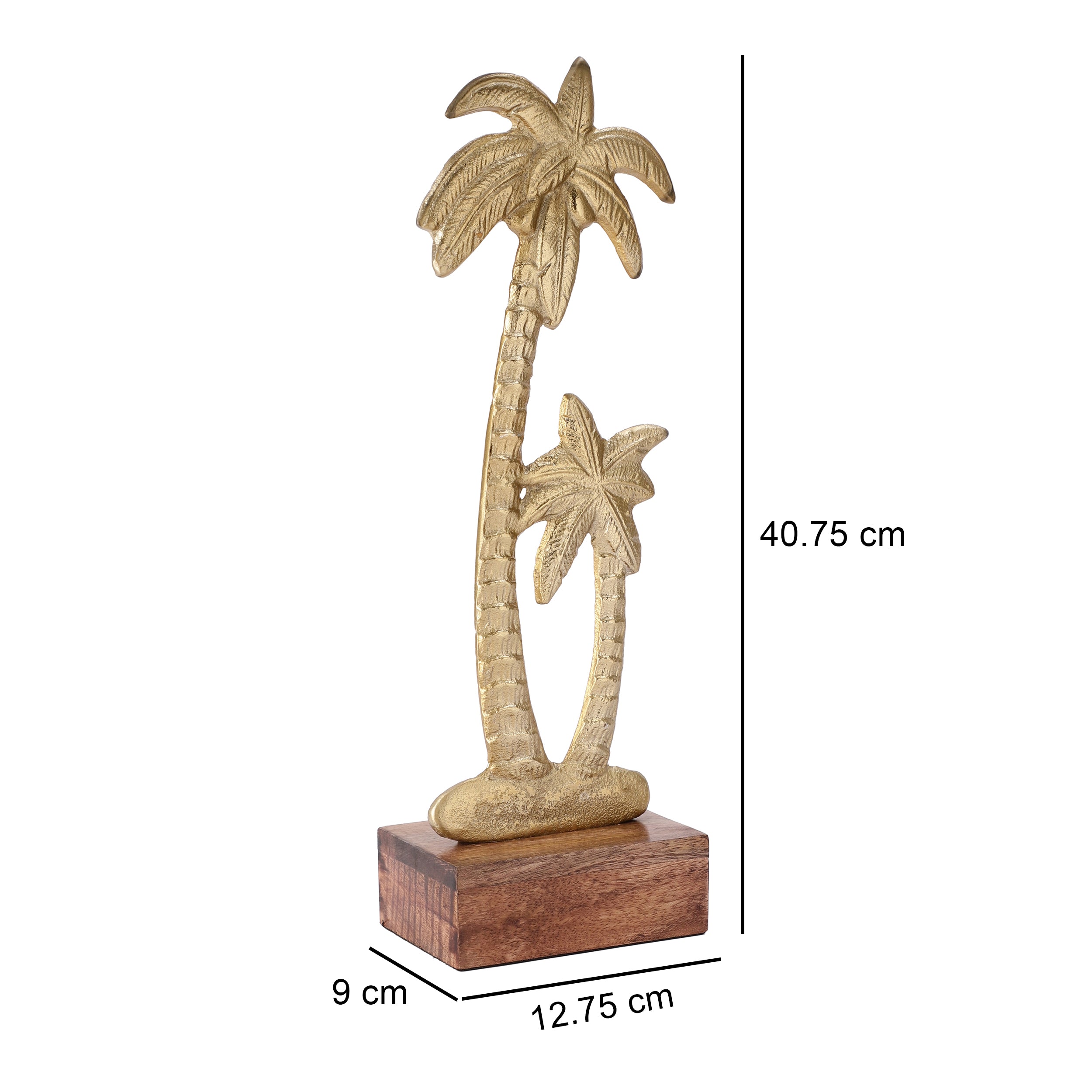 Gold Minimalist PalmNova Tree Sculpture