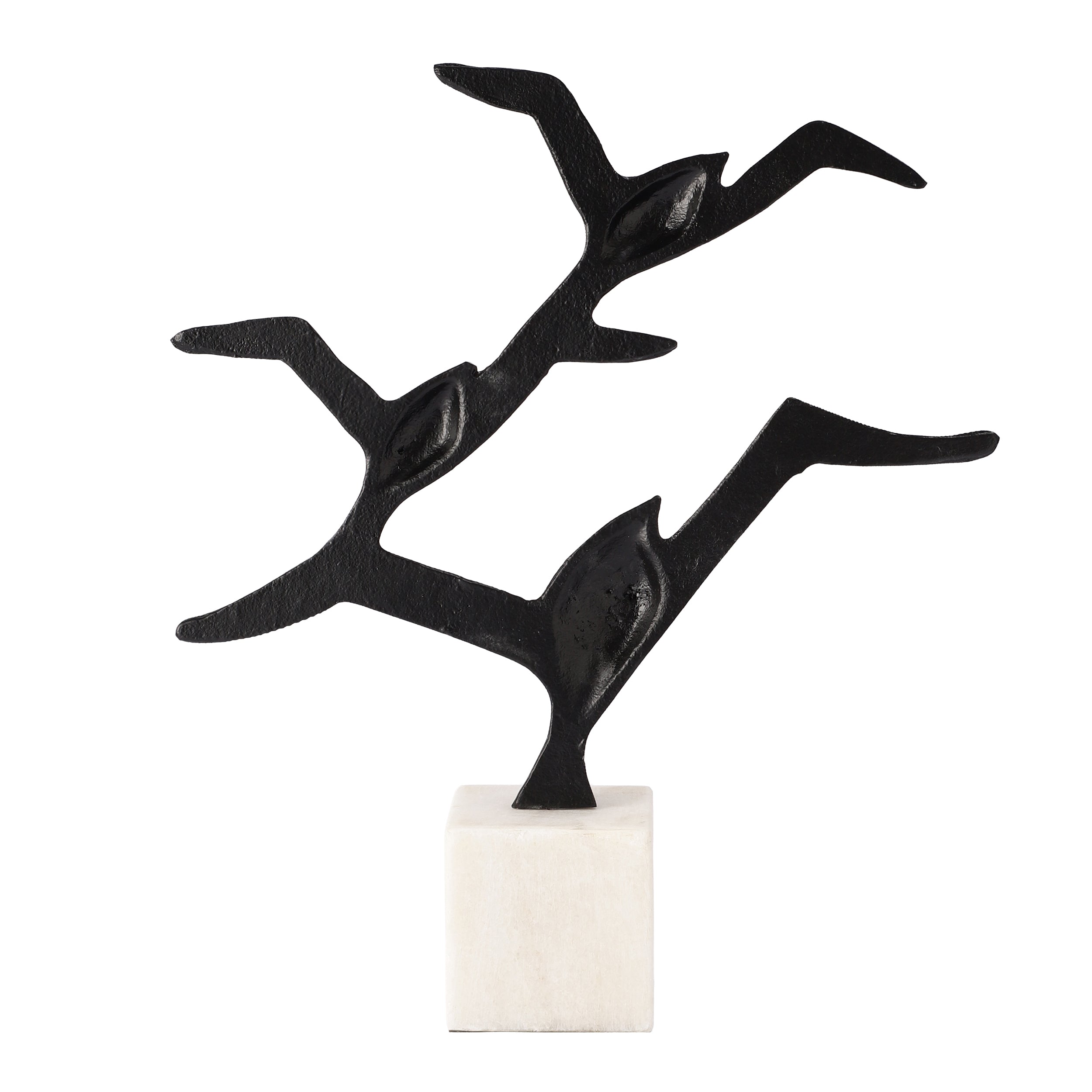 Black Royale Bird Décor Figurine
