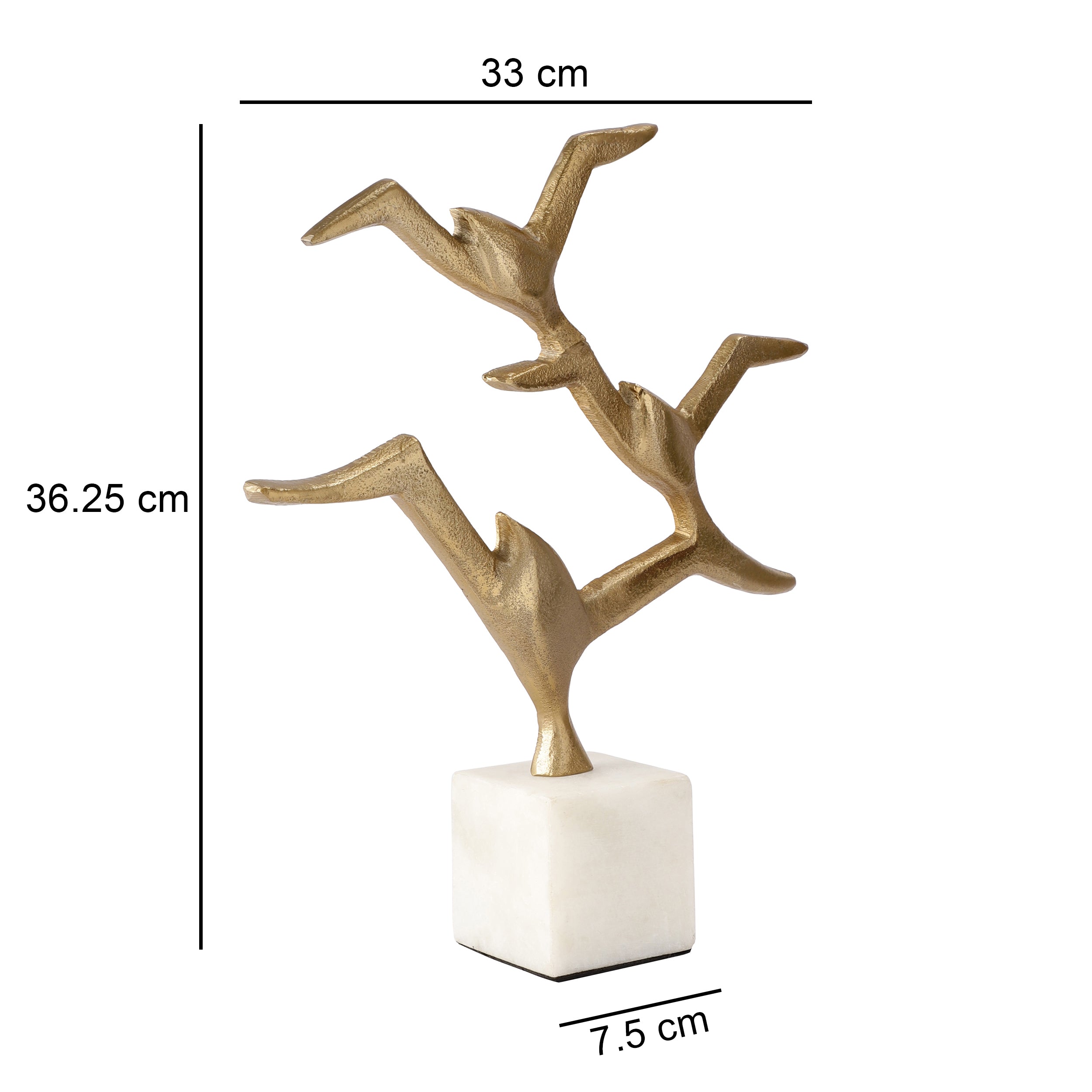 Gold Royale Bird Décor Figurine