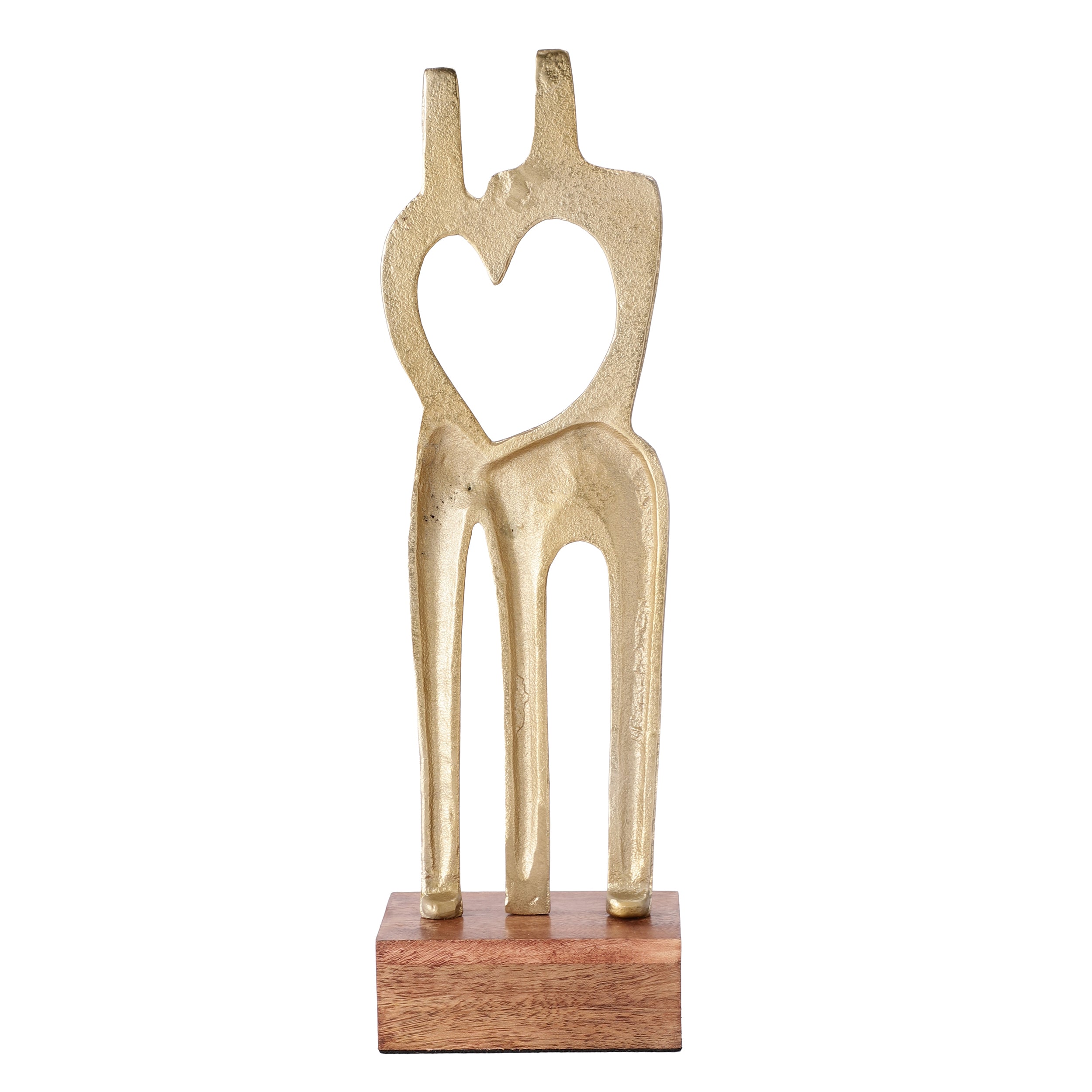 Gold Heartbound Decor Showpiece