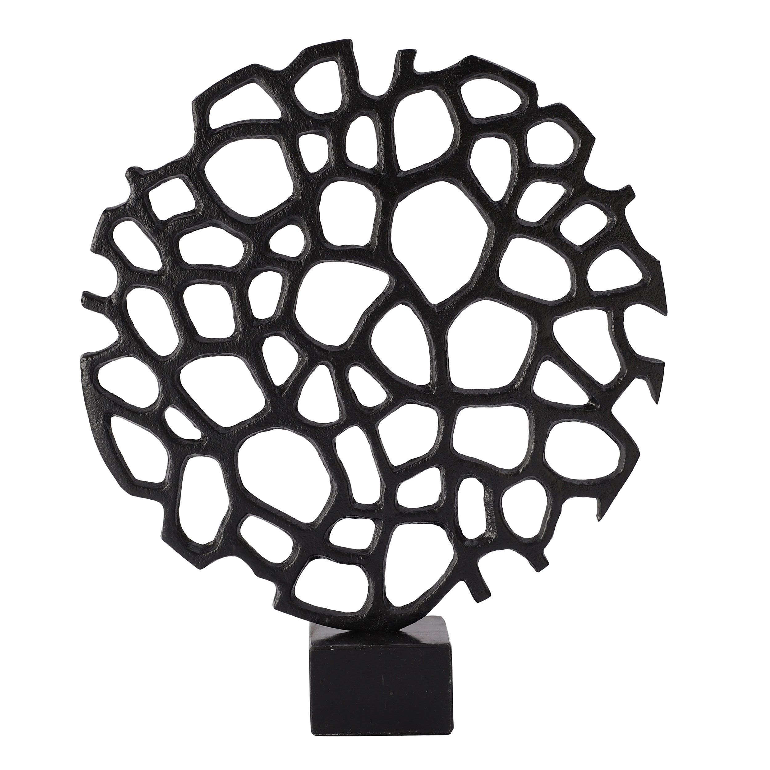 Black Infinity Web Décor Showpiece