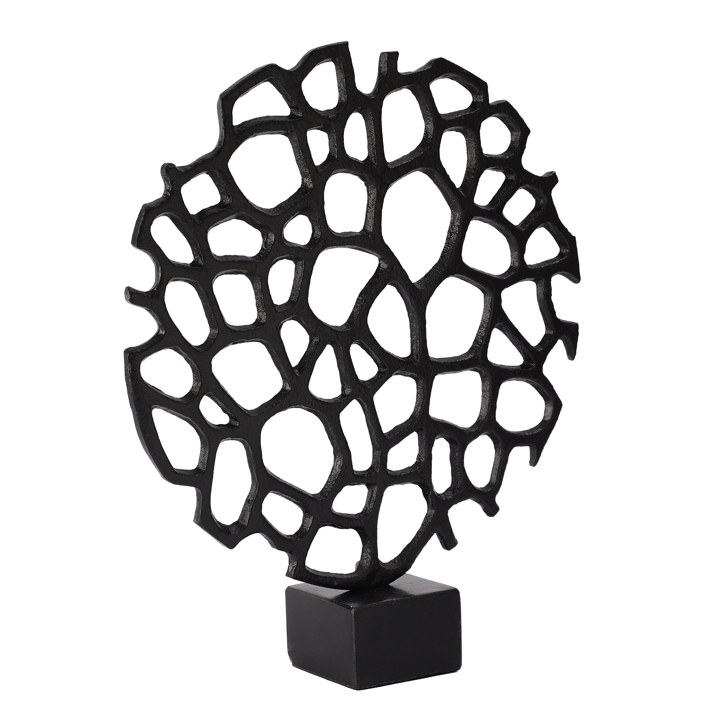 Black Infinity Web Décor Showpiece