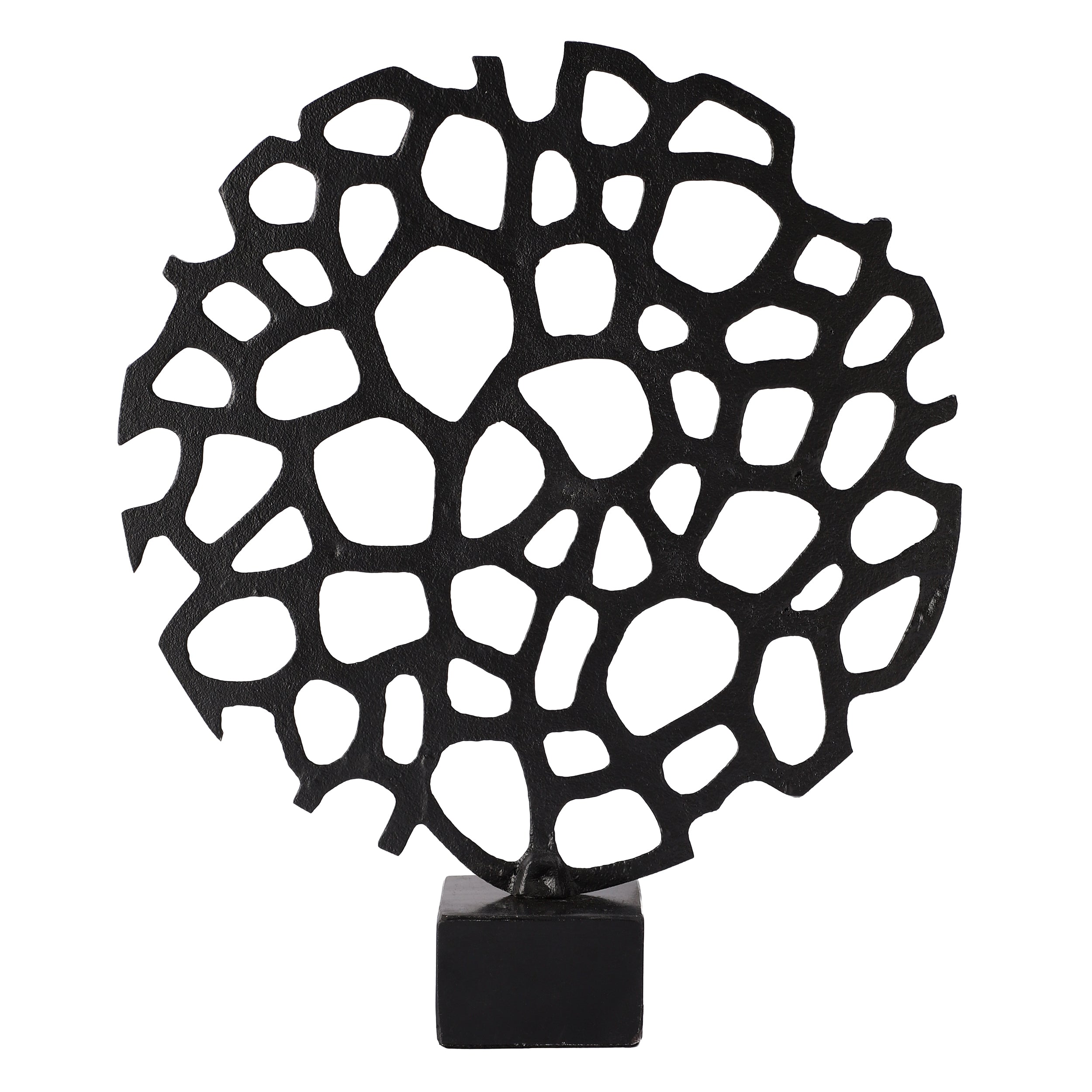 Black Infinity Web Décor Showpiece